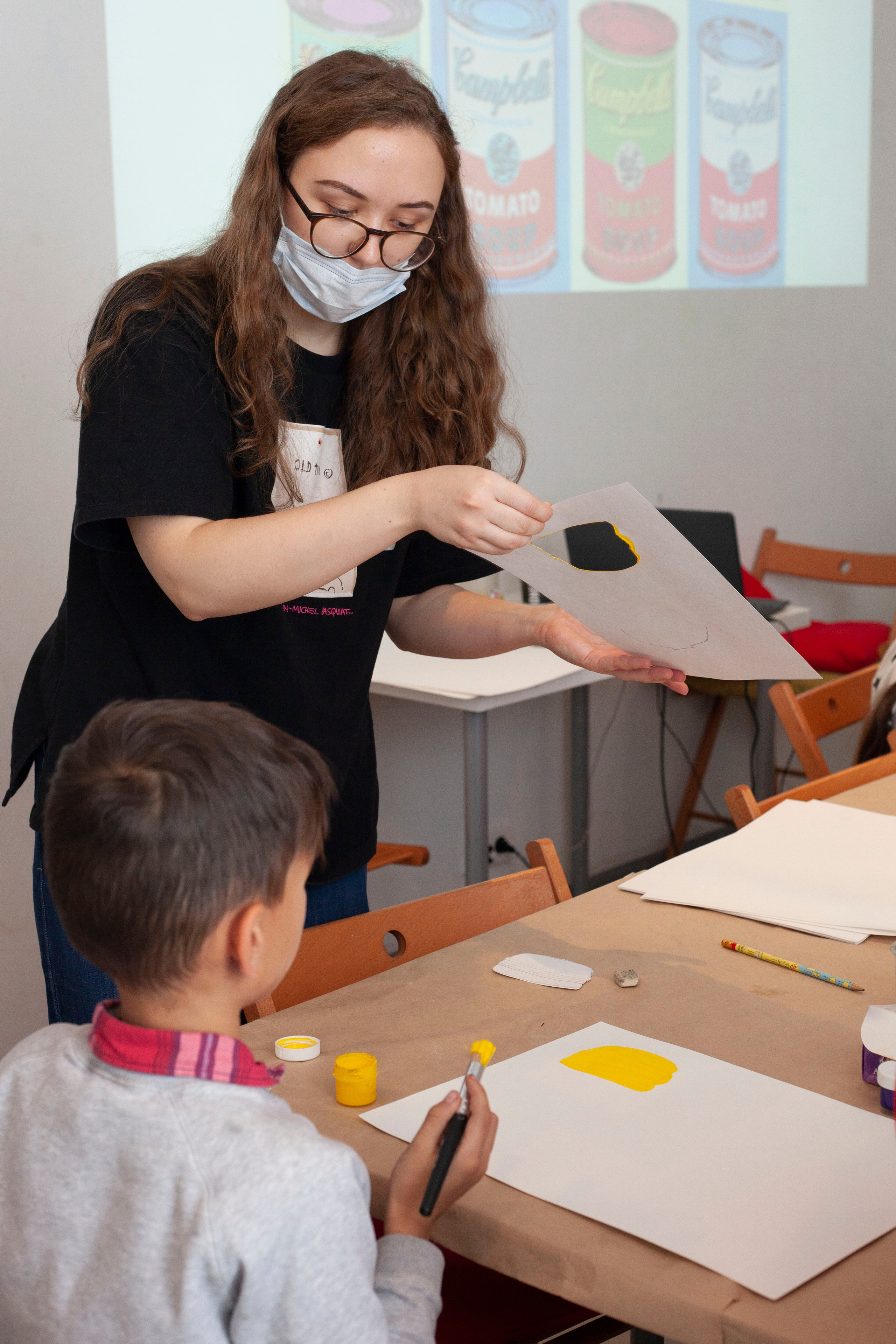 Детский мастер-класс в ММОМА. Stanislav Baryshev — People. Emotions. Atmosphere