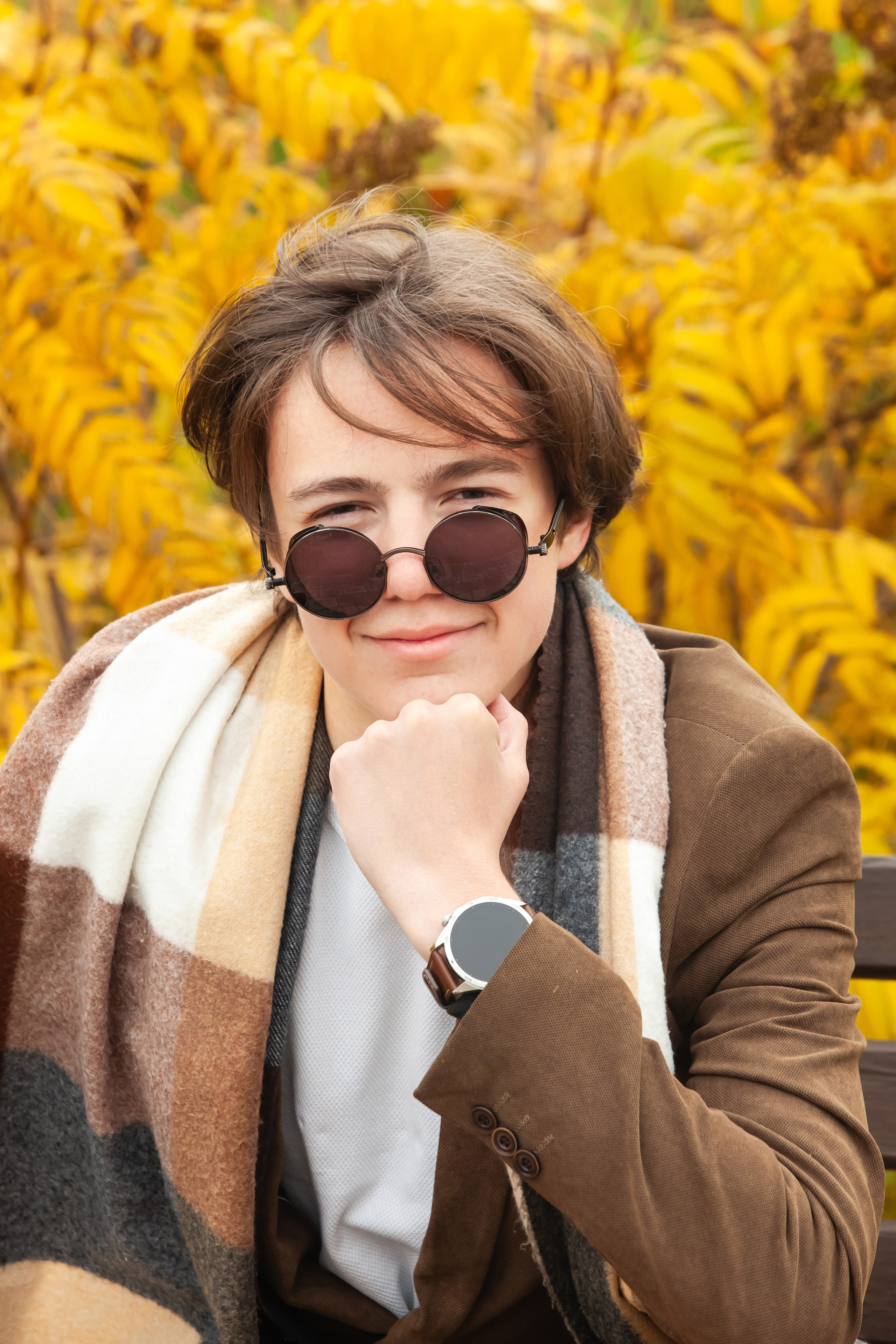 Школьники и детсадовцы (осень). Фотограф Бурятия. Печать фотокниг