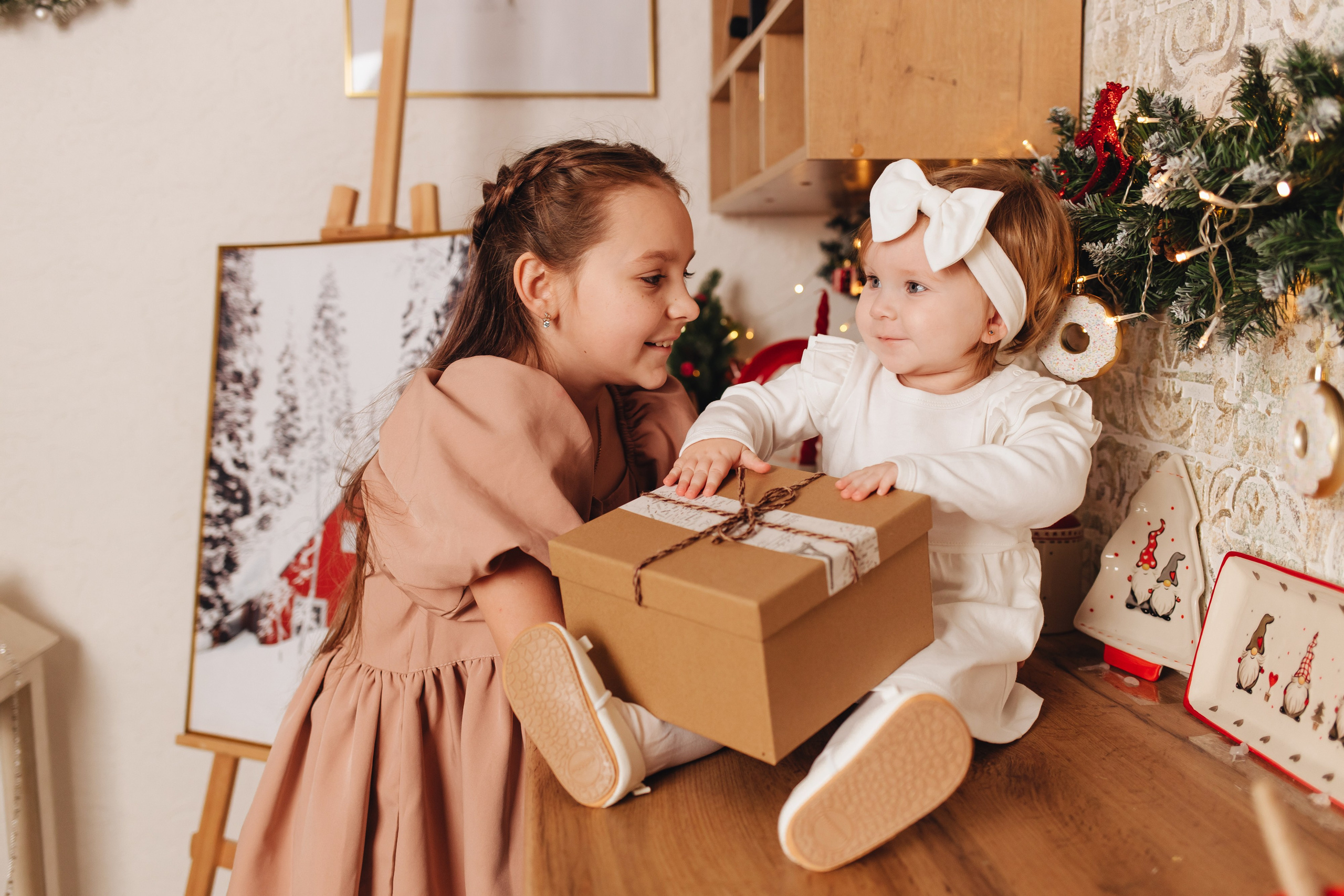 Семейная новогодняя фотосессия. Фотограф Елена Кириллова