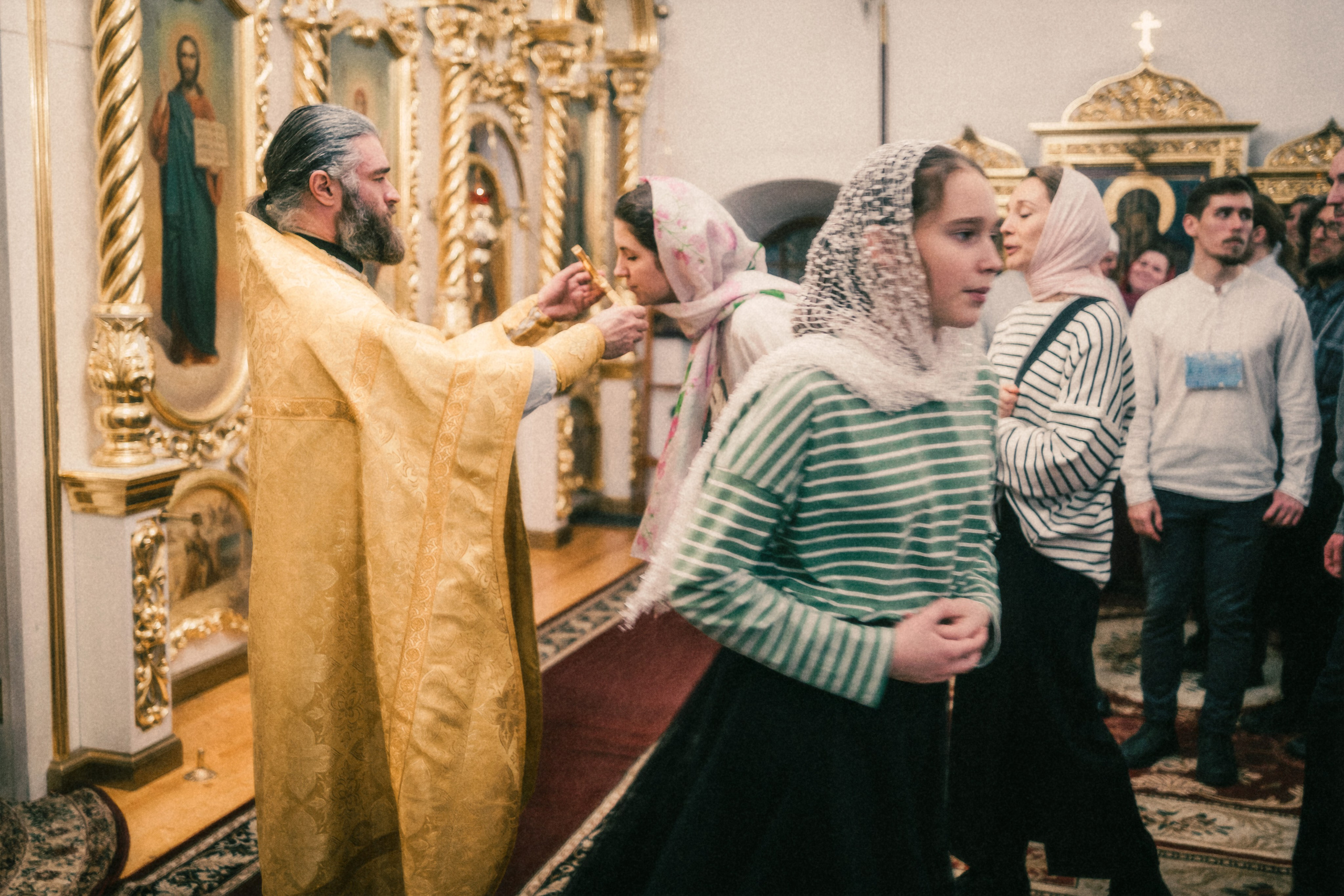 Ночное богослужение. Фестиваль Братья Зима 2025. Фотограф в Москве Максим Скоробогатов