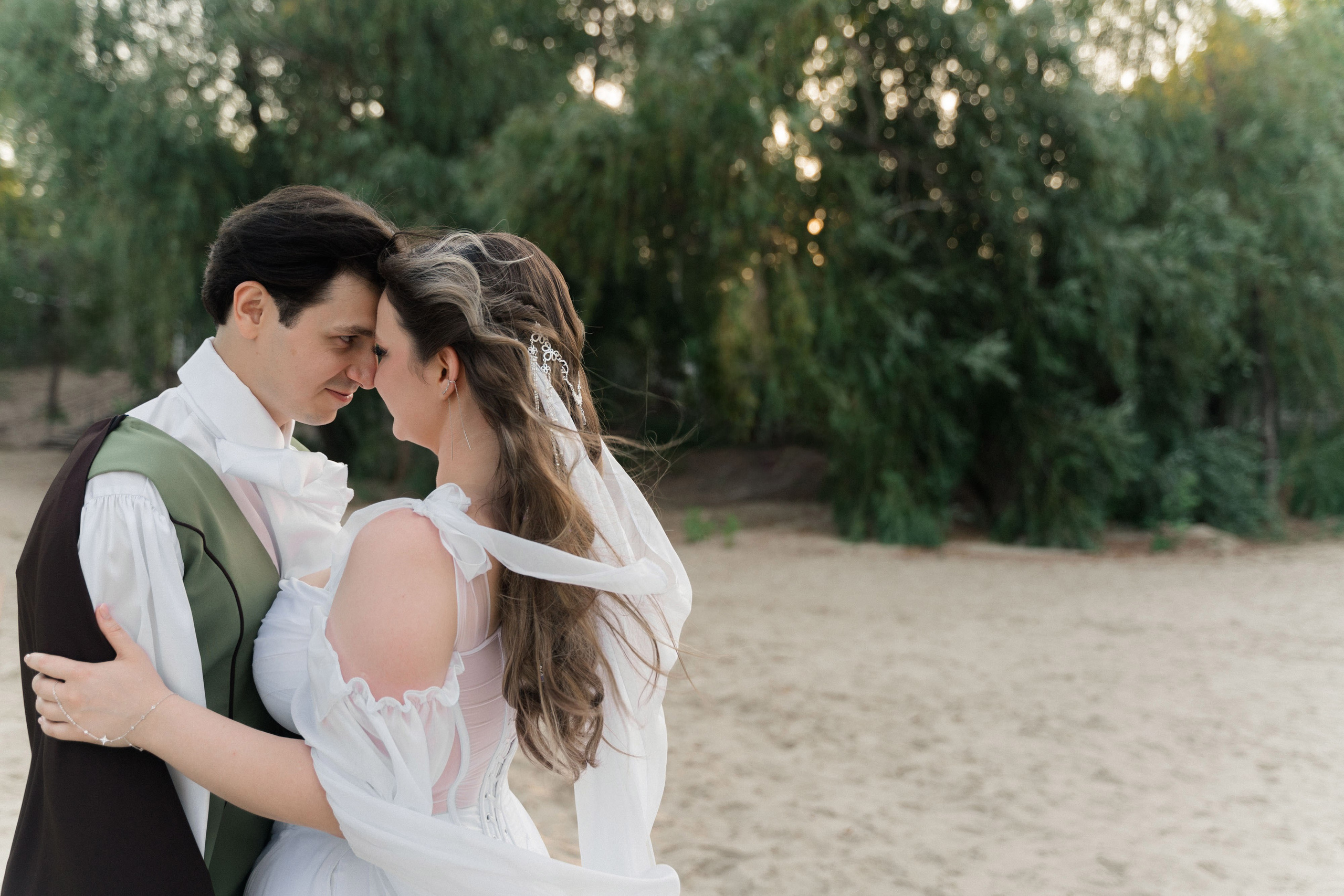 свадебная фотосессия жениха и невесты 