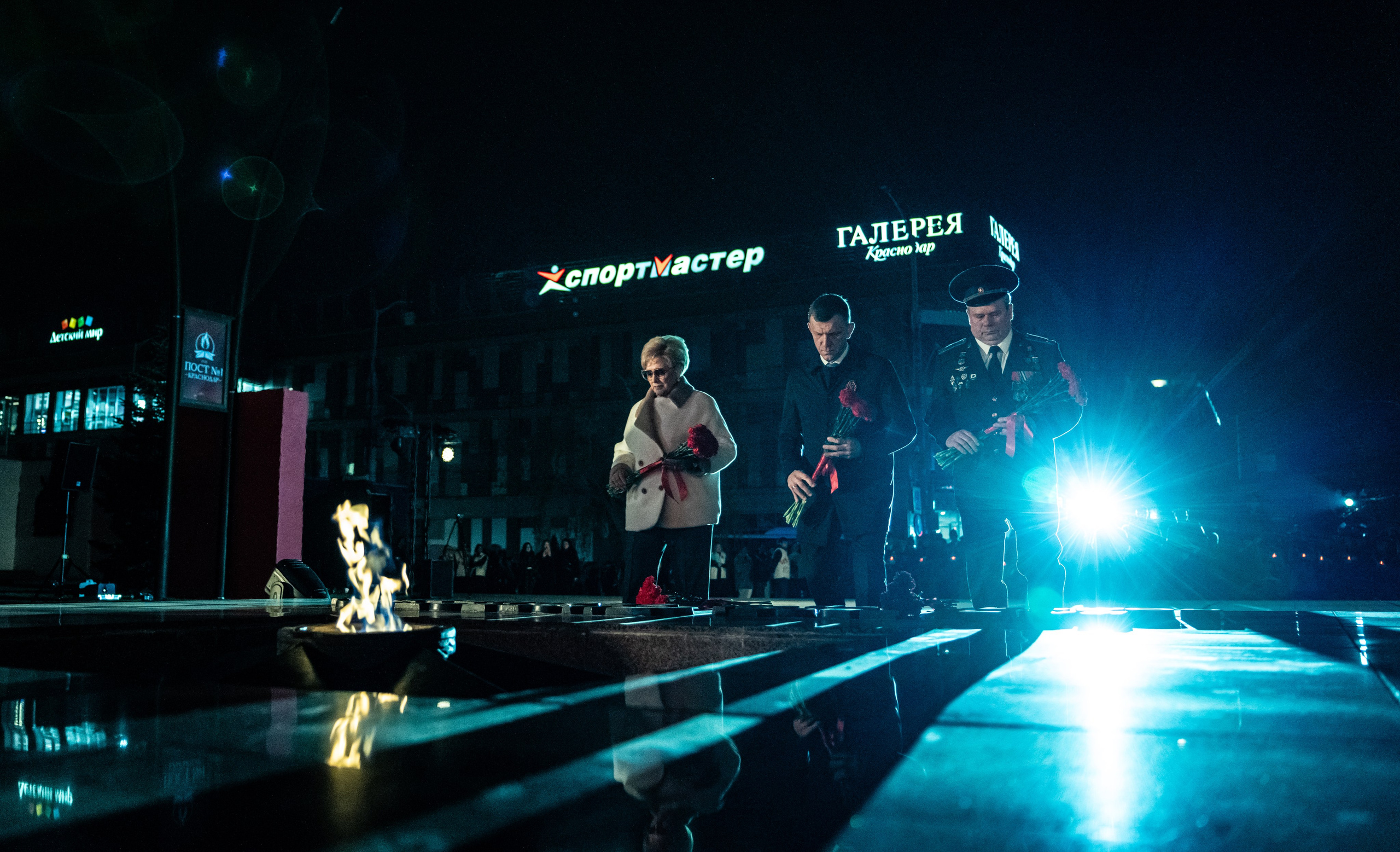 Линейка открытия Всероссийского форума активистов движения «Пост № 1» / @Пост № 1 / Краснодар. Концертный фотограф в Краснодаре