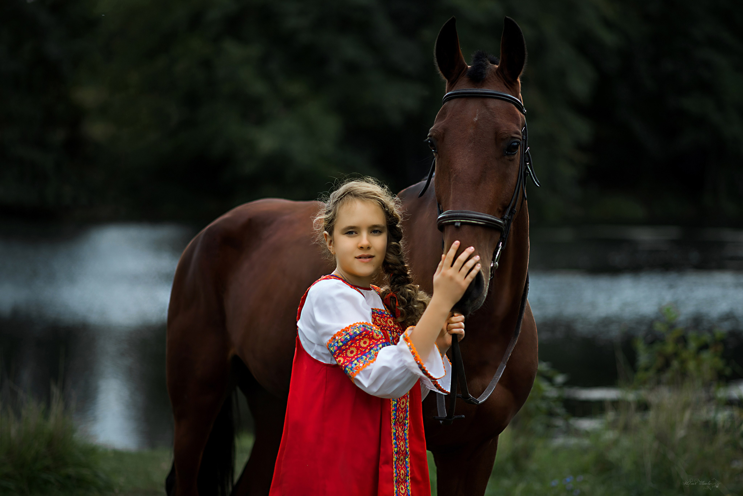 Ангелина и Финист. Конный фотограф в Саратове Юлия Иванова