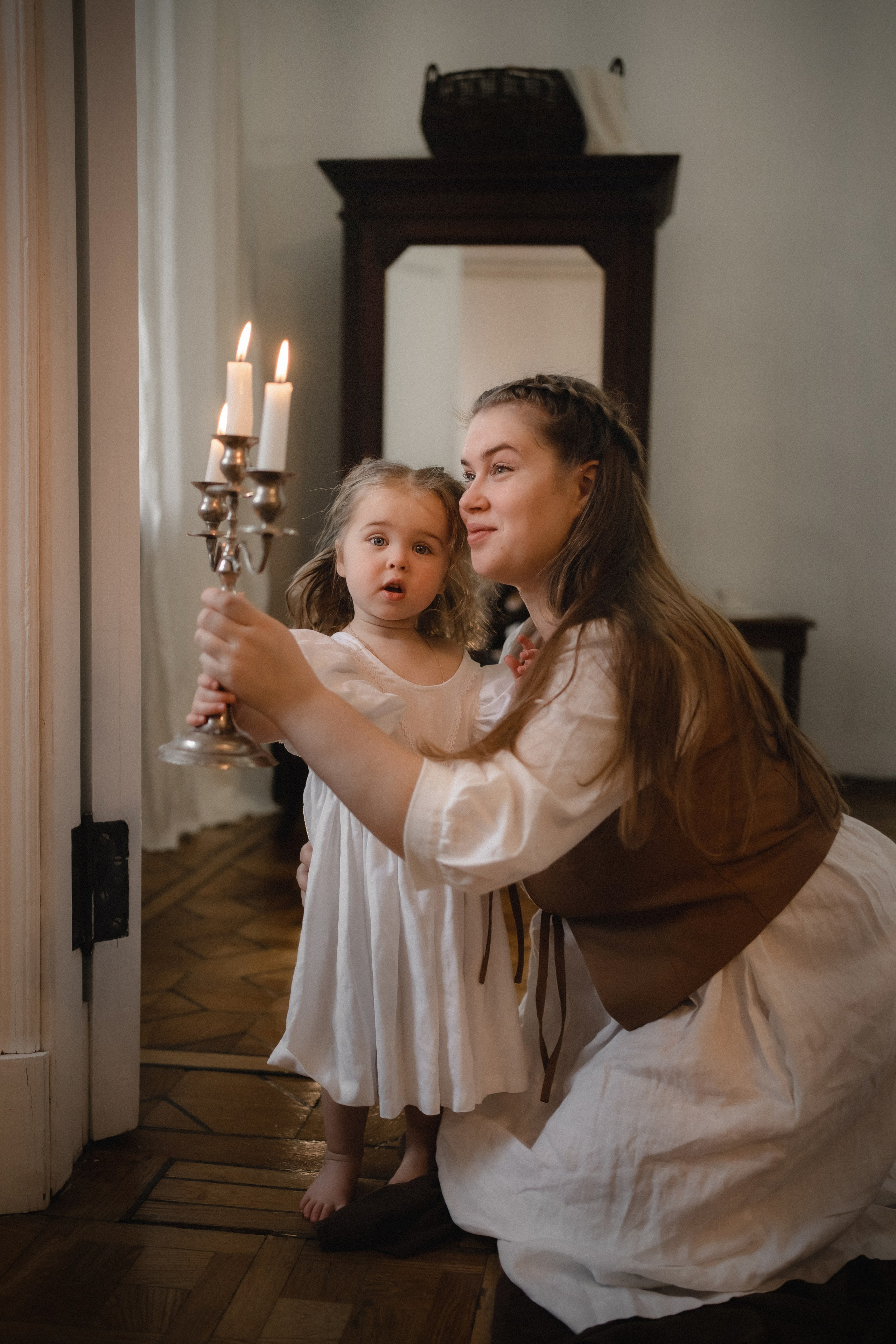 Винтажная фотосессия с дочкой. Семейный фотограф в Москве и в Домодедово Екатерина Патракова