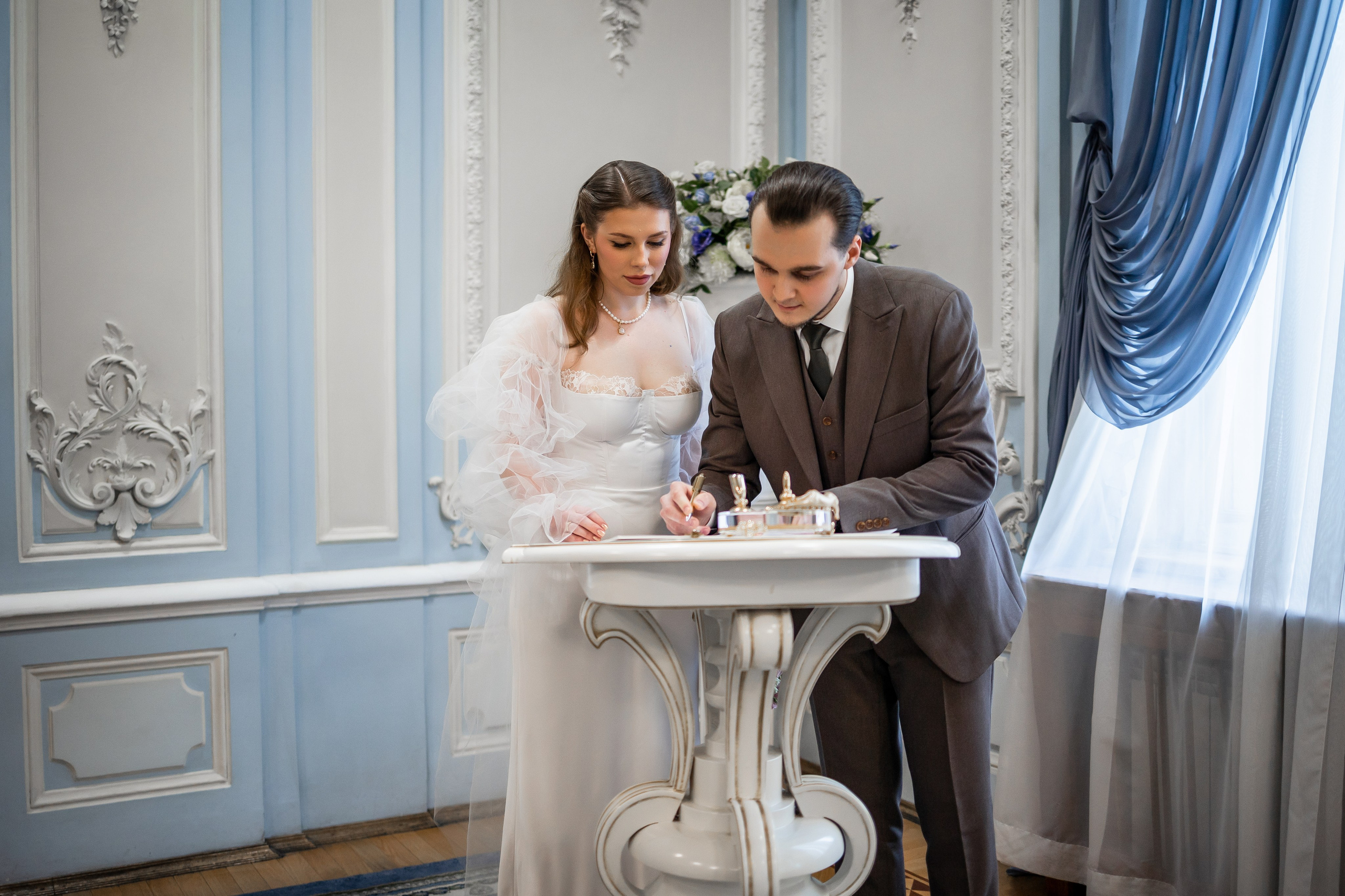 АКАДЕМИЯ ОСОБНЯК ШУВАЛОВА. Свадебный фотограф Санкт-Петербург Катерина Ширяева