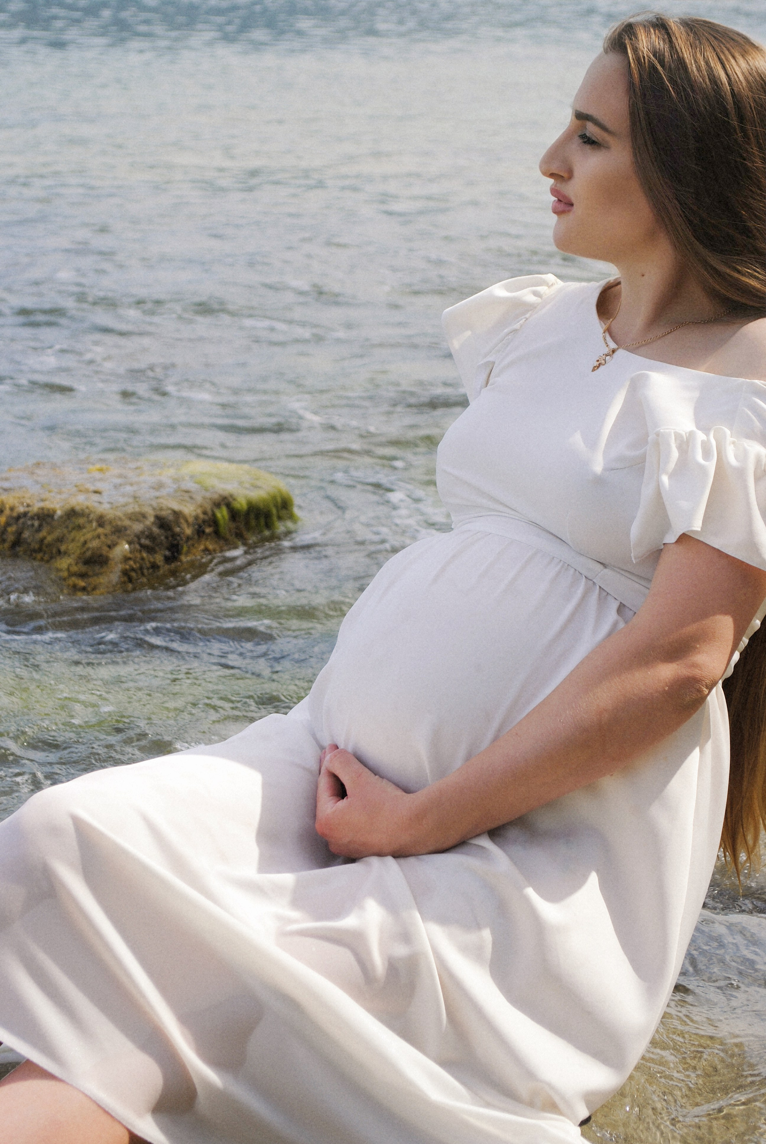 Беременность на берегу моря. Фотограф Мария Мусаелян