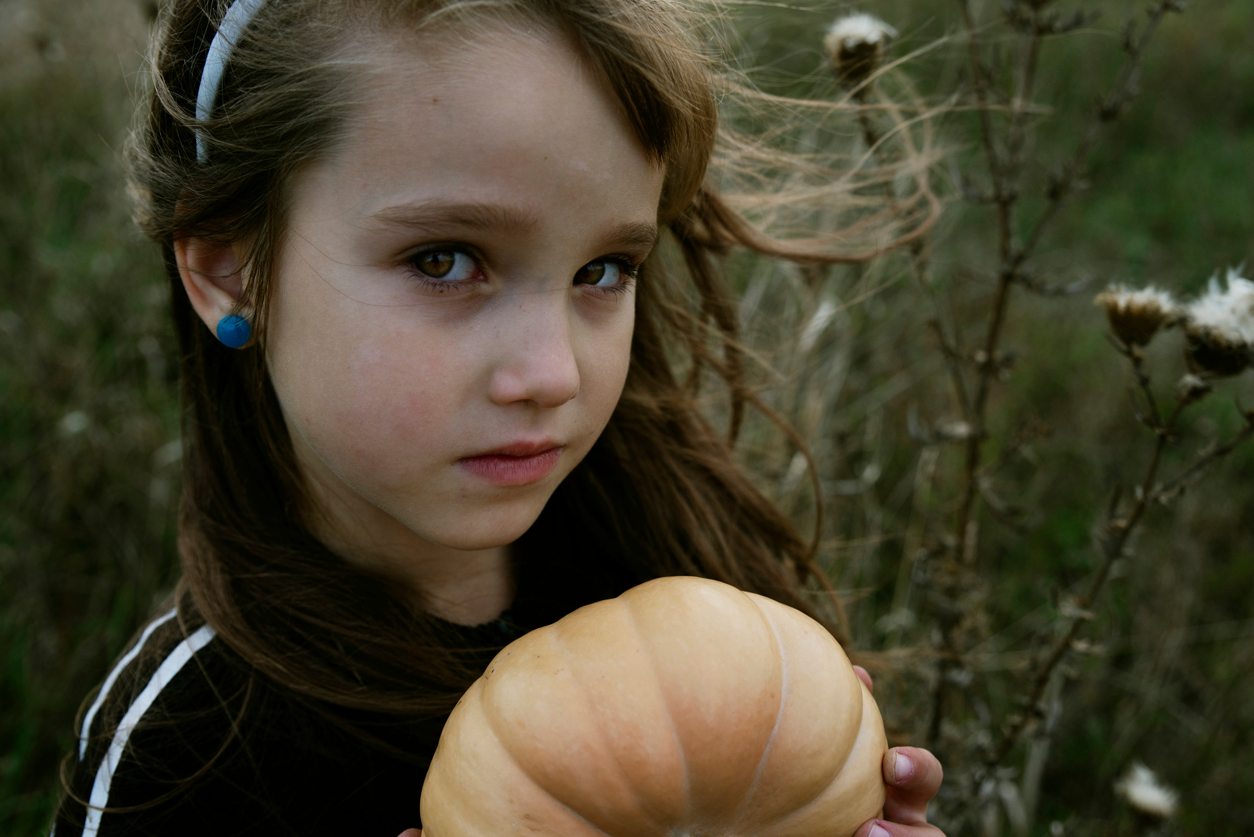 Дети и тыква. Портретный фотограф Краснодар. Ирина Чурюкина