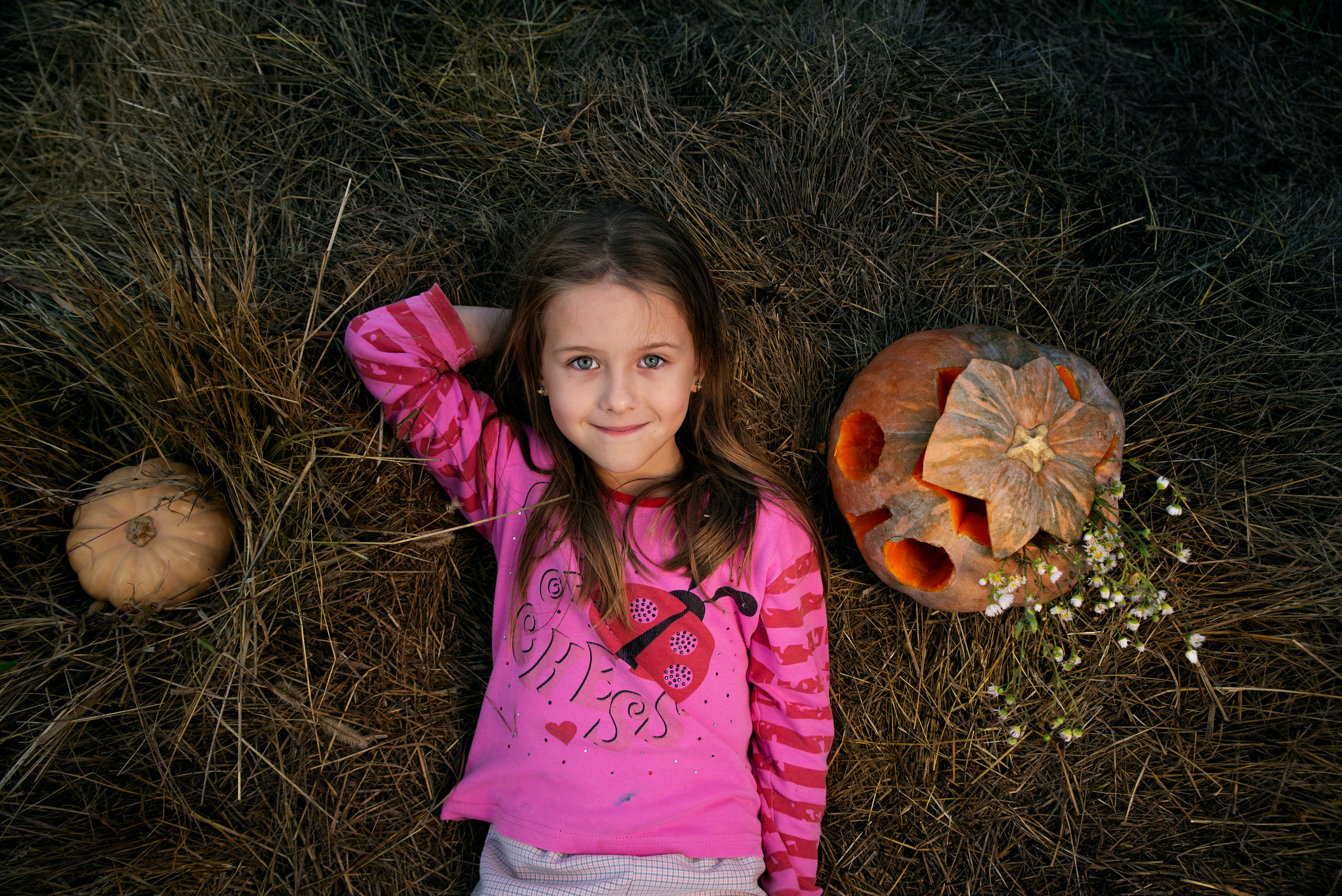 Дети и тыква. Портретный фотограф Краснодар. Ирина Чурюкина
