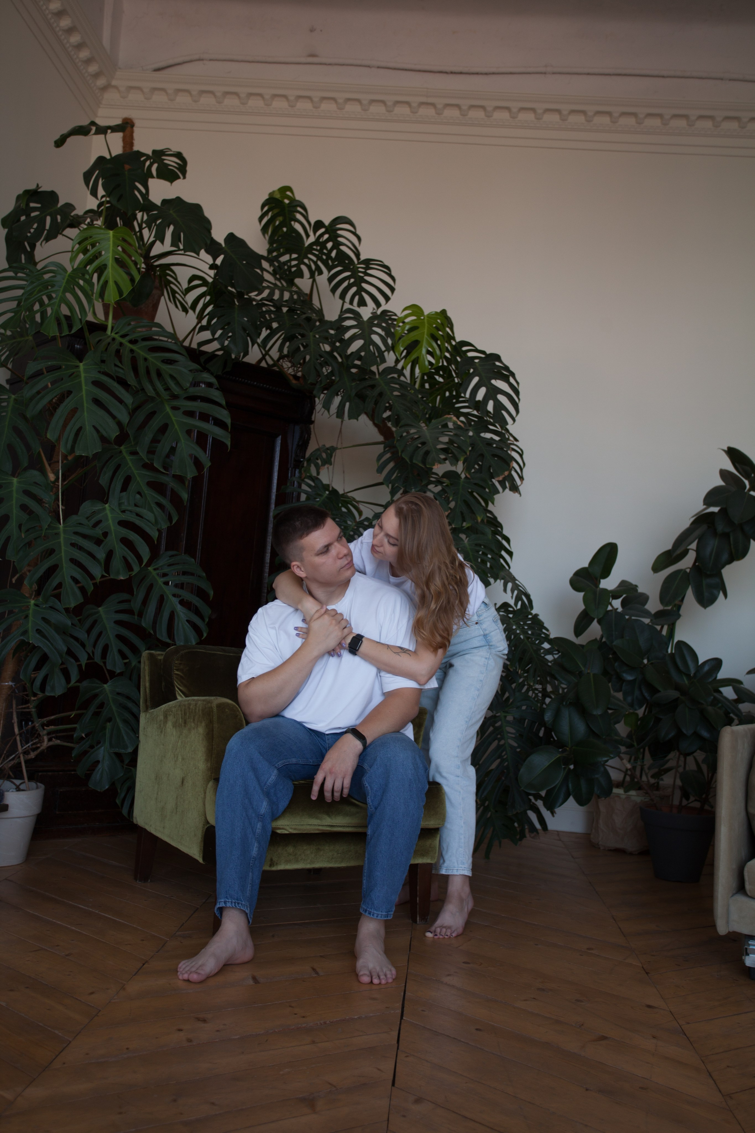 Женя и Кристина минимализм. Семейный и детский фотограф в Краснодаре Брусилова Марина