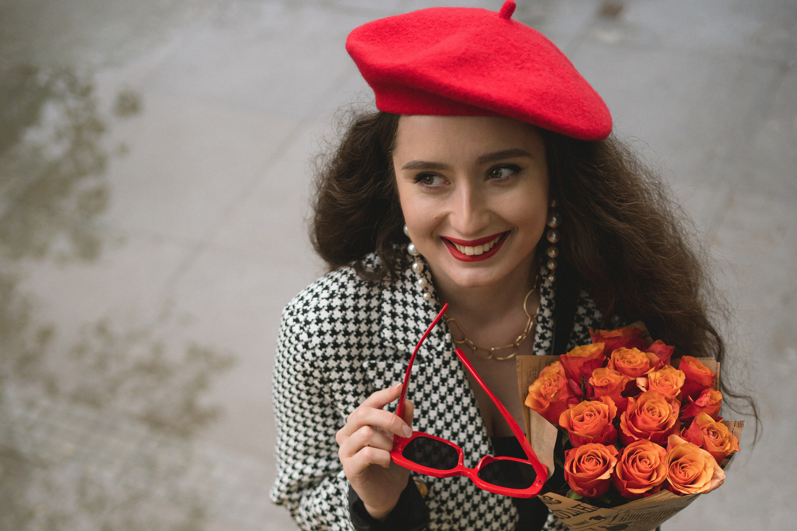 Саша (стилизованная съемка Эмили в Париже). Женский, мужской портрет, семейные съемки в Москве. Контент съемка