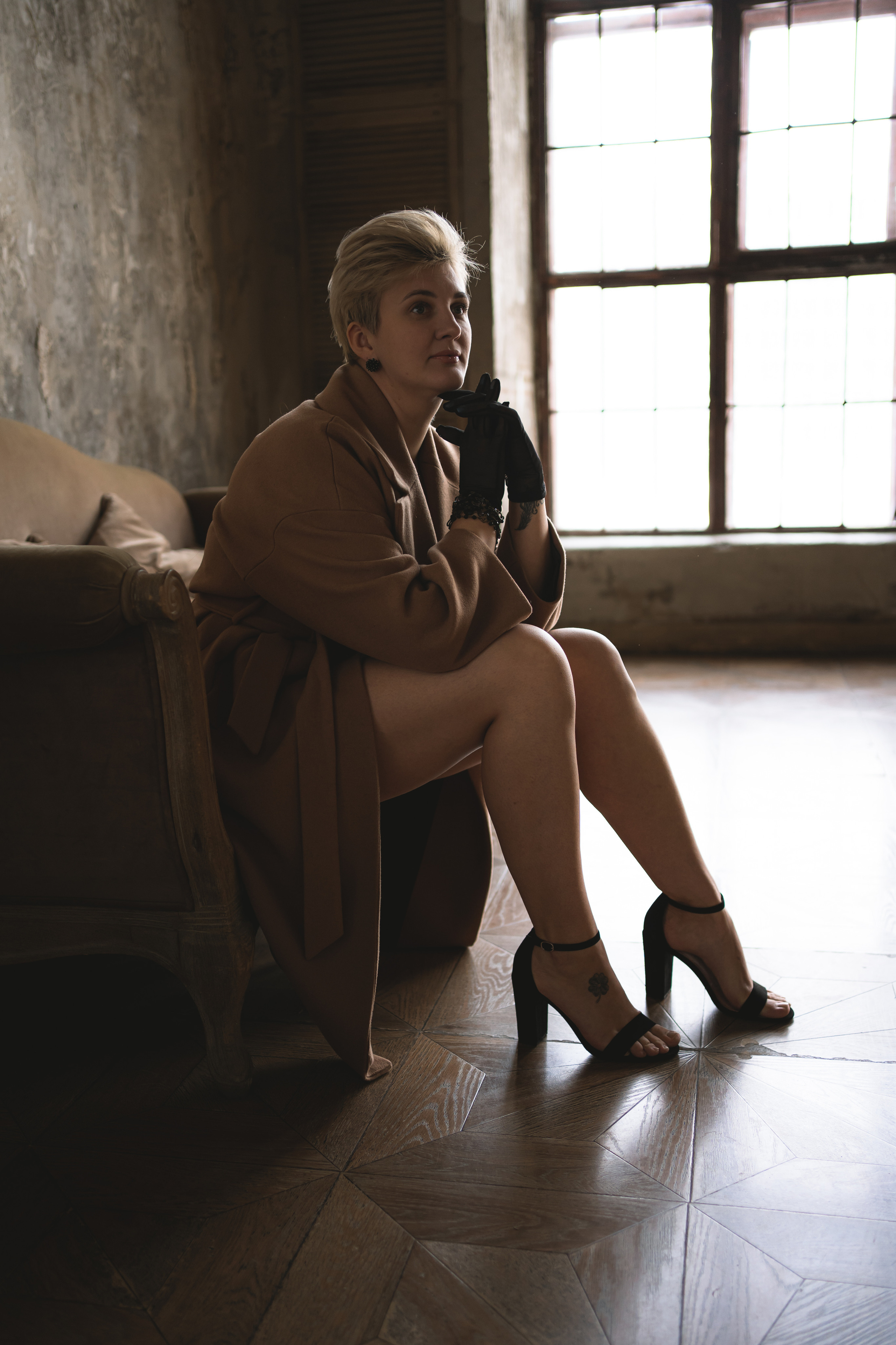 Настя (будуарная съемка в студии). Женский, мужской портрет, семейные съемки в Москве. Контент съемка