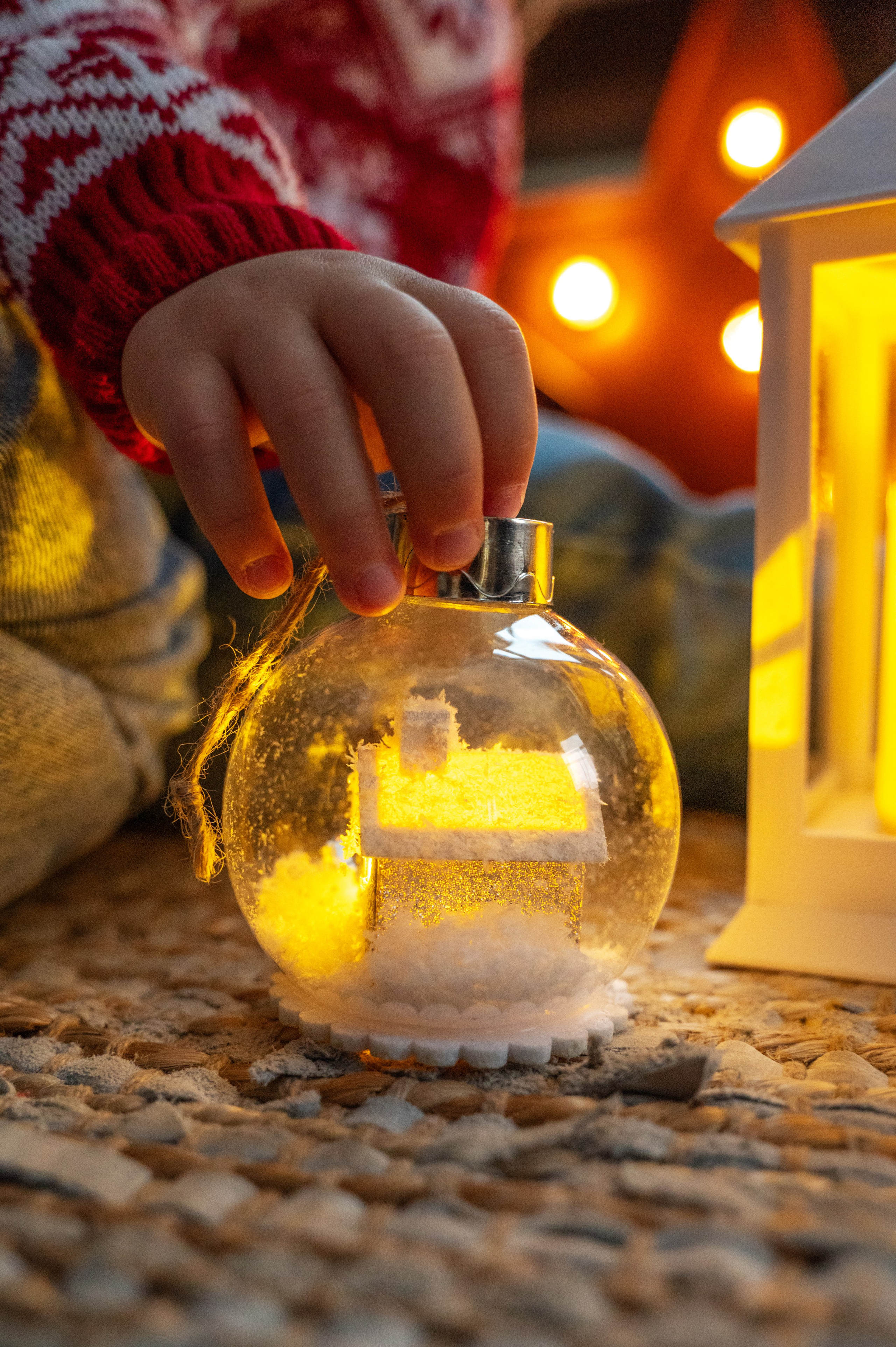 Новогодняя съёмка для мамы и дочки