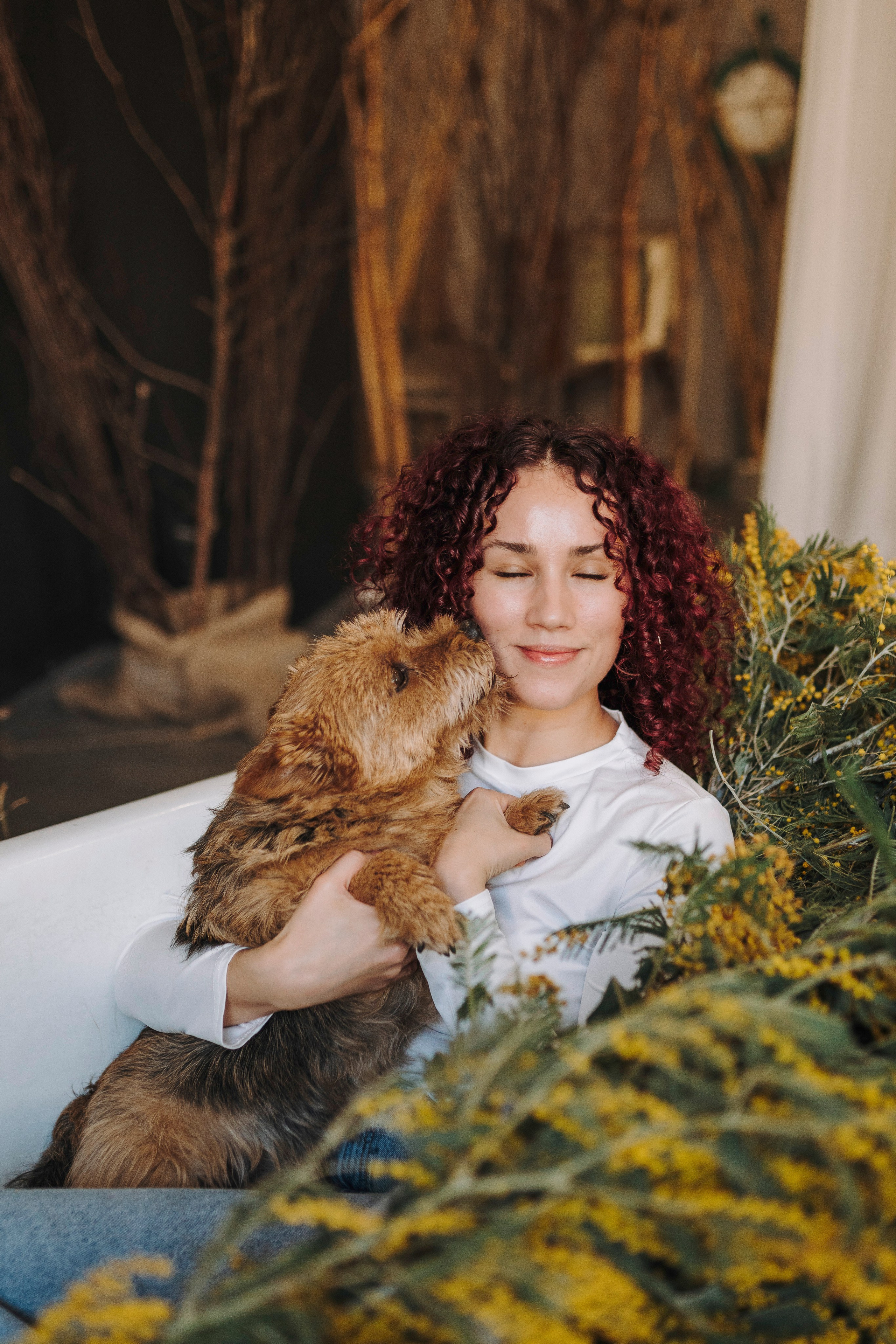 Маша и Рамси. Фотограф анималист в Спб недорого Олеся Майорова