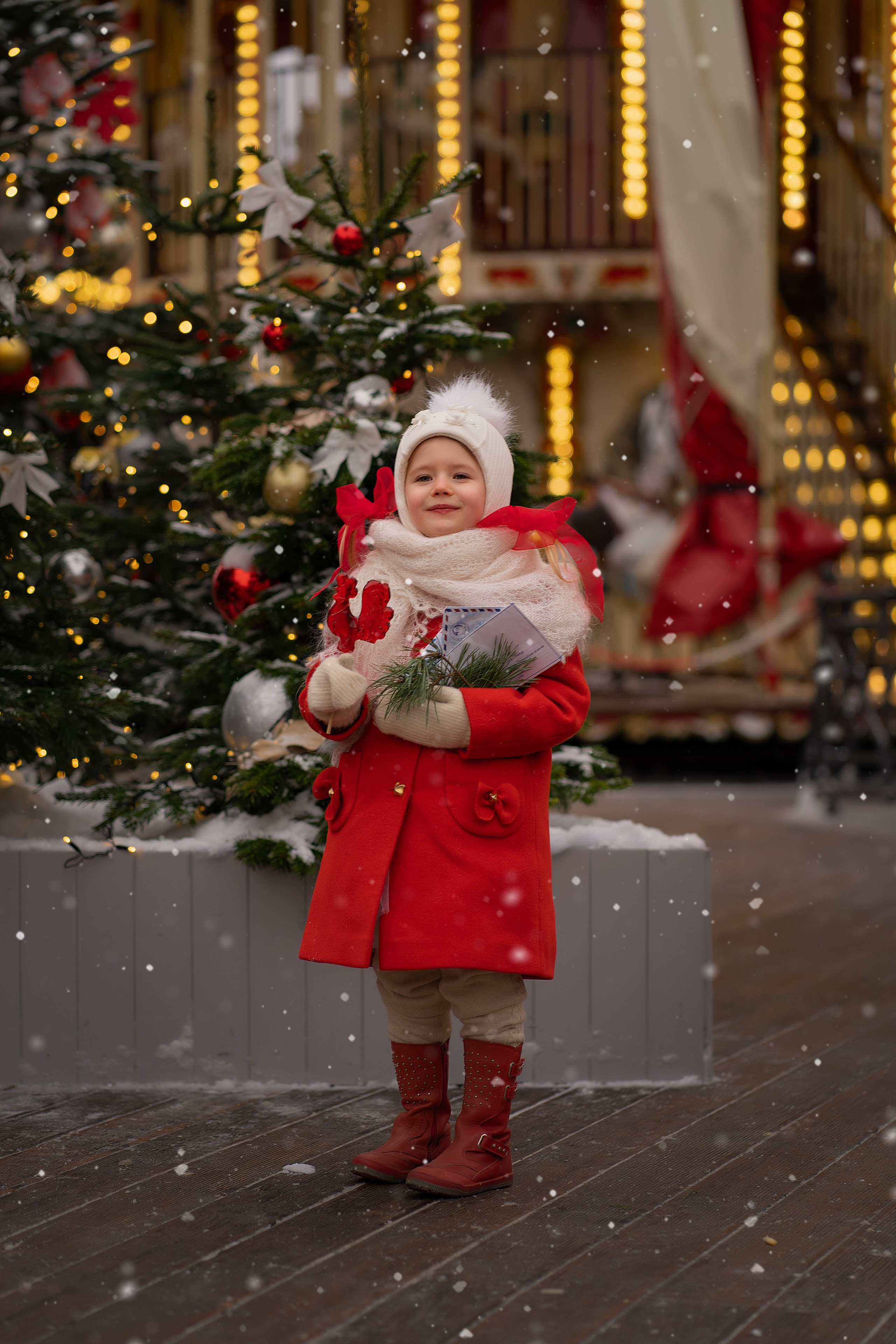 Детские новогодние и рождественские фотоистории. Детский и семейный фотограф в Москве и Подмосковье Настя Наумова