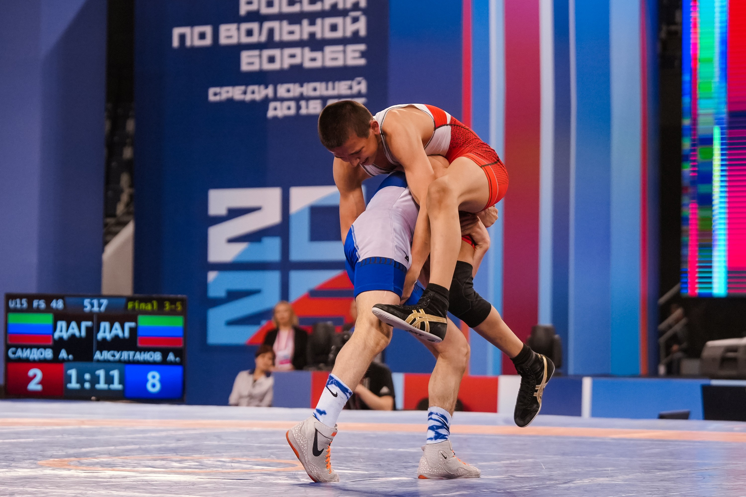 Первенство России по вольной борьбе среди юношей до 16 лет. Красноярск 2025. Фотограф Анна Герман. Красноярск