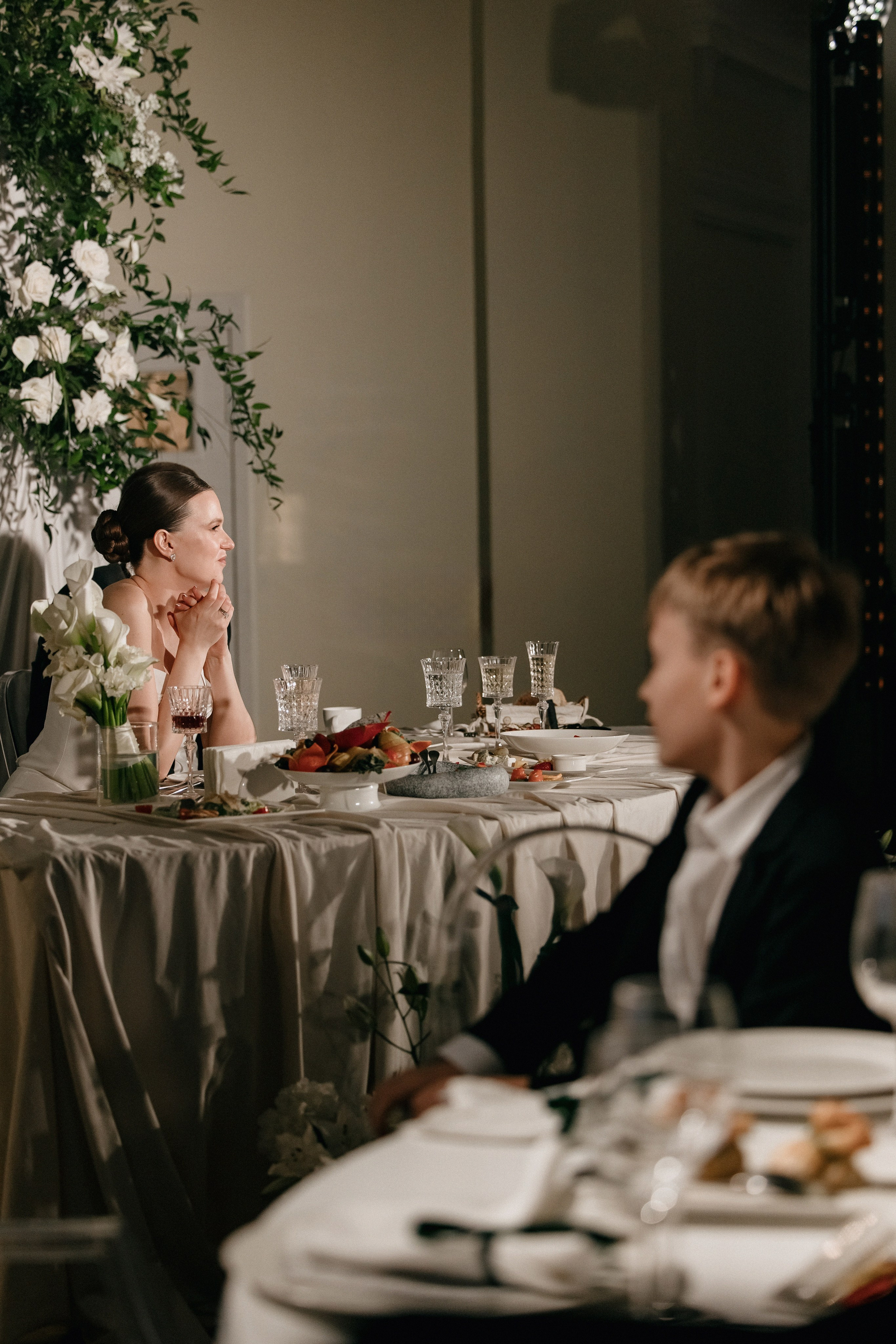 Свадебный банкет на вилле Политика. Свадебный фотограф Москва