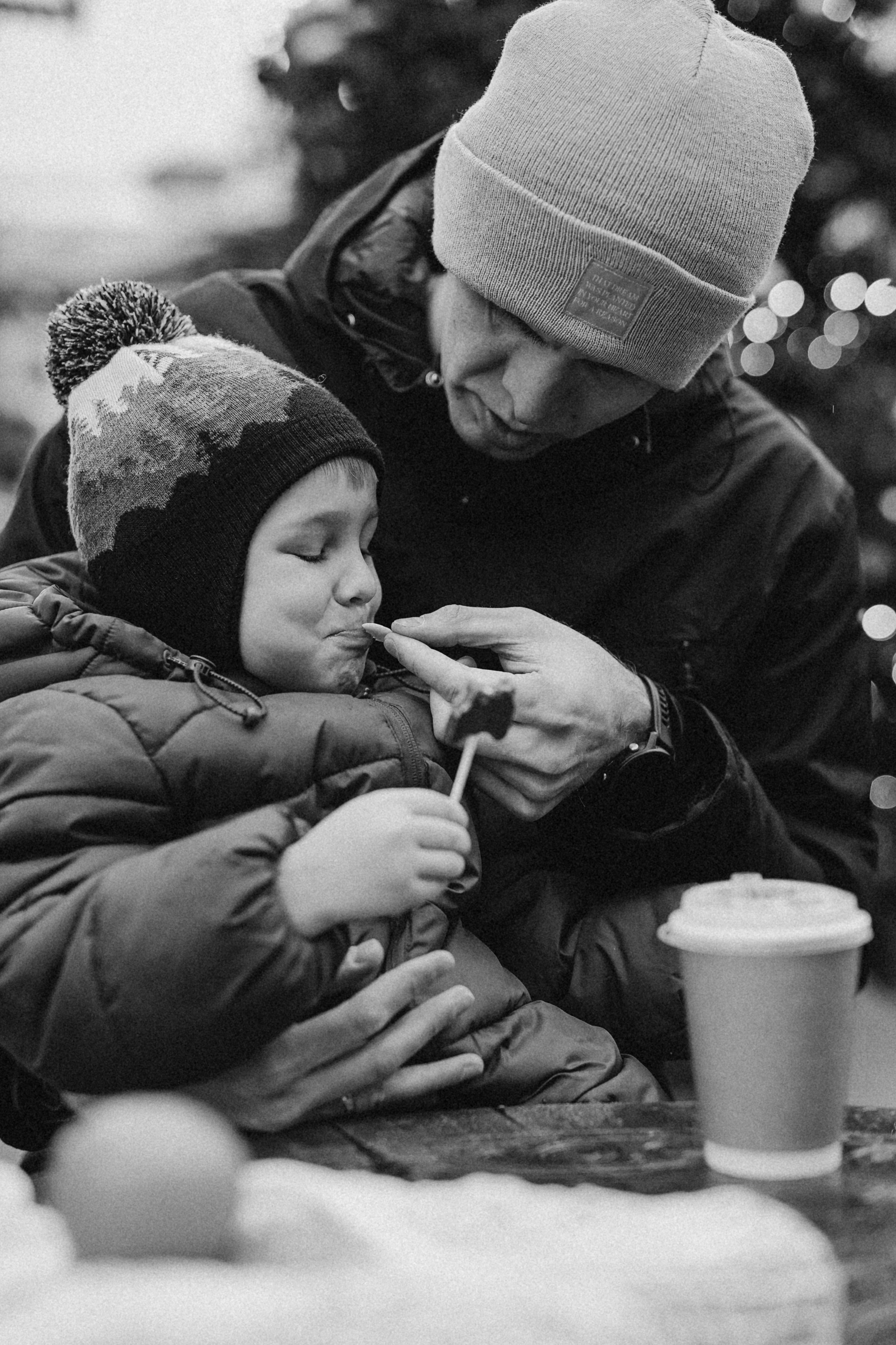 Прогулка по новогодней Москве для Юли, Жени и Вани. Фотограф Наталья Колганова