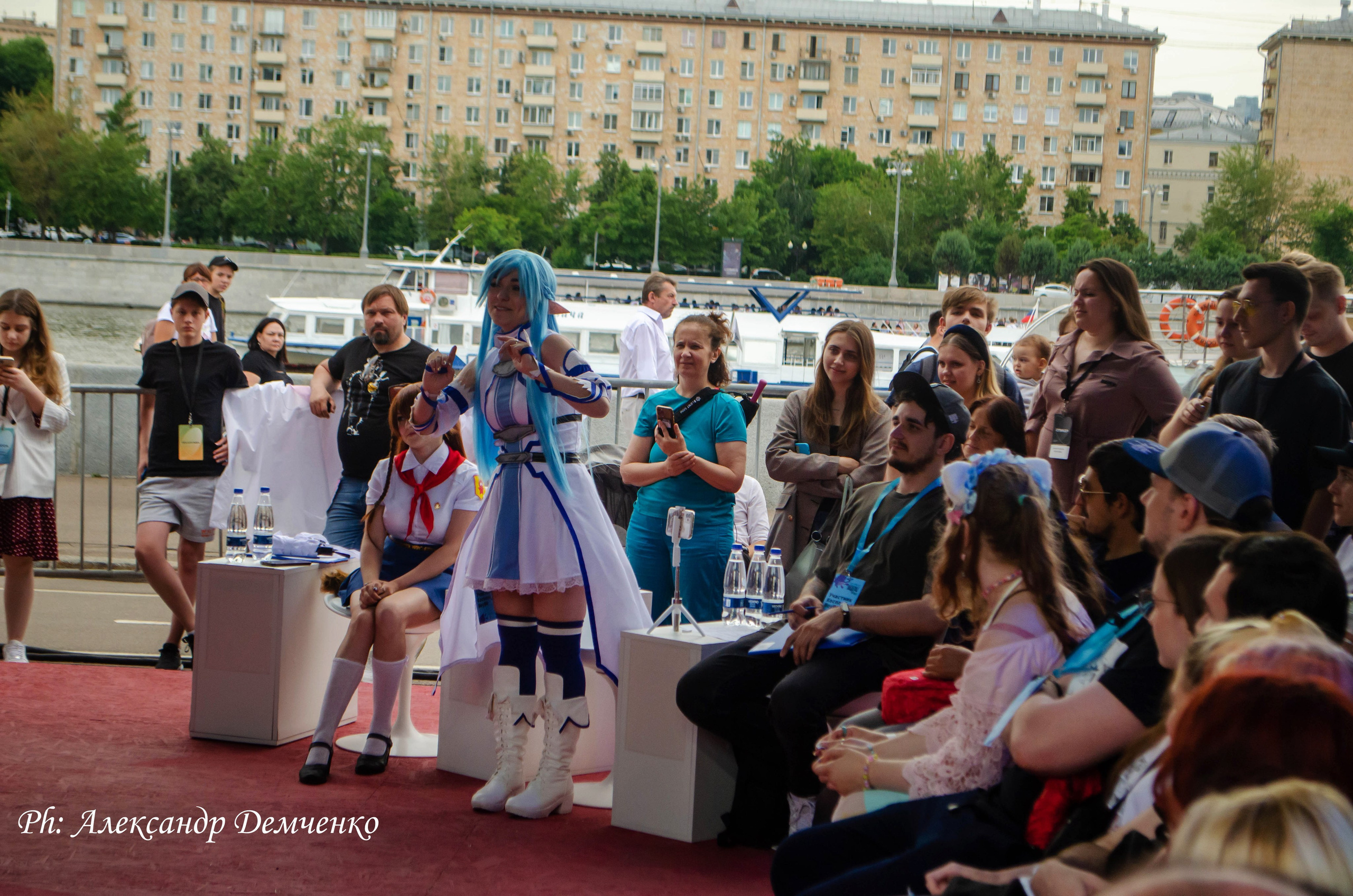 Фотосессия сцены в Москве на разных репортажных мероприятий