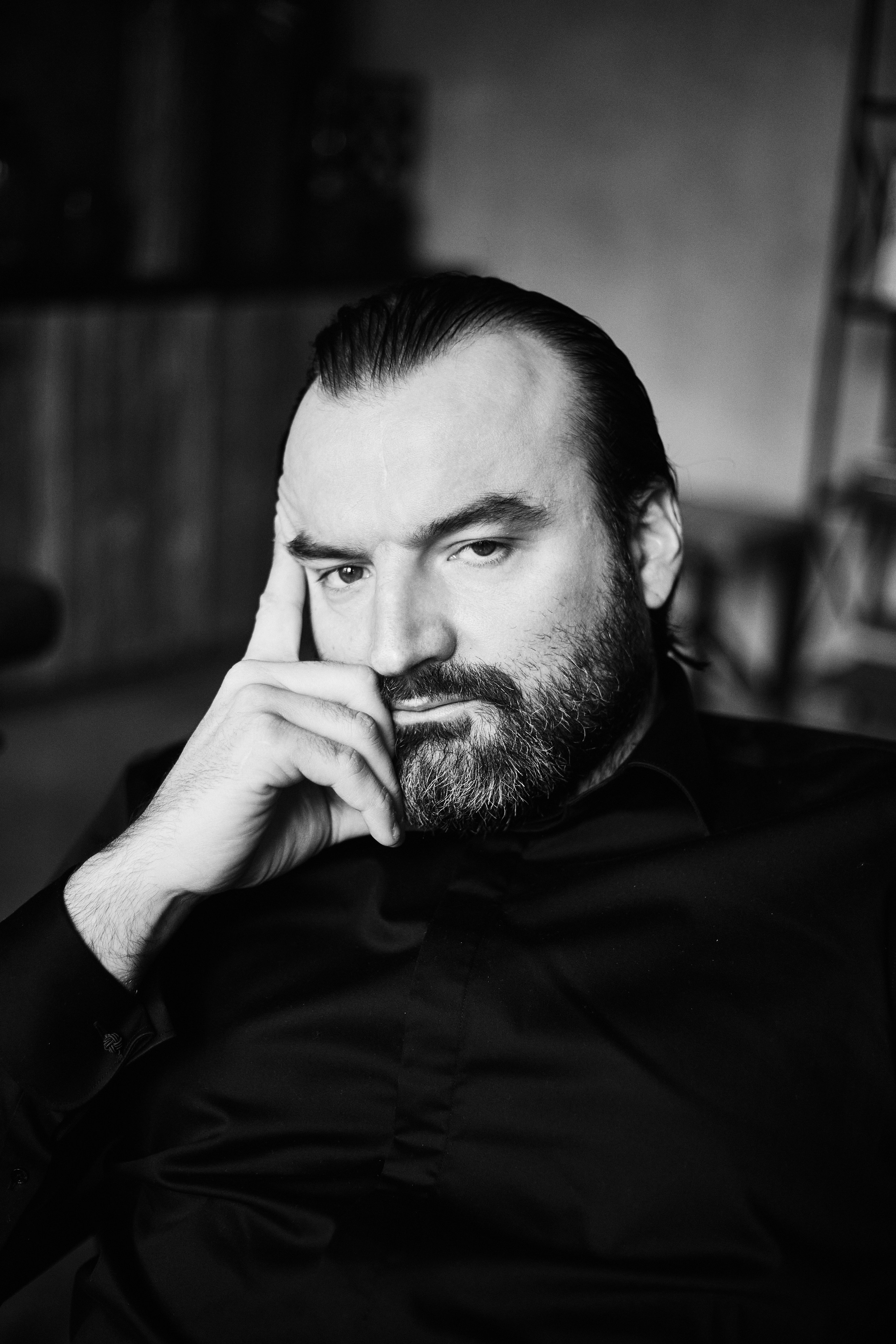 Мужской портрет — Фотосессия в студии. Анна Потявина. Фотограф Москва