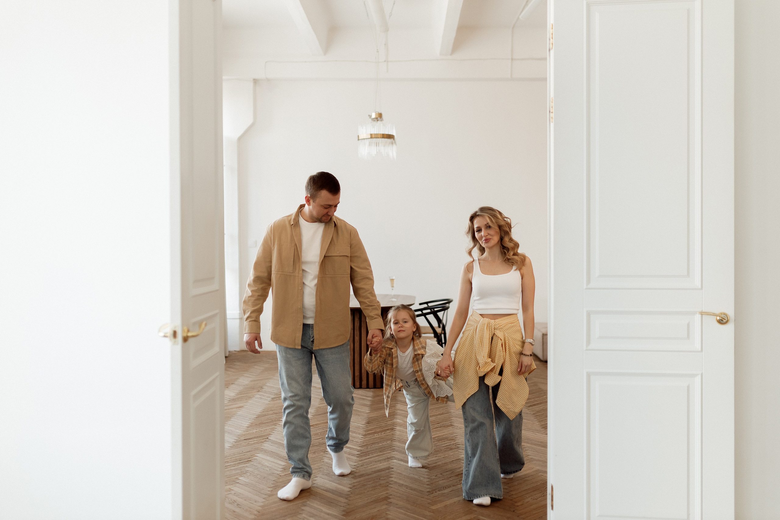 Алина с семьёй. Фотограф в Москве Юлия Хамзина