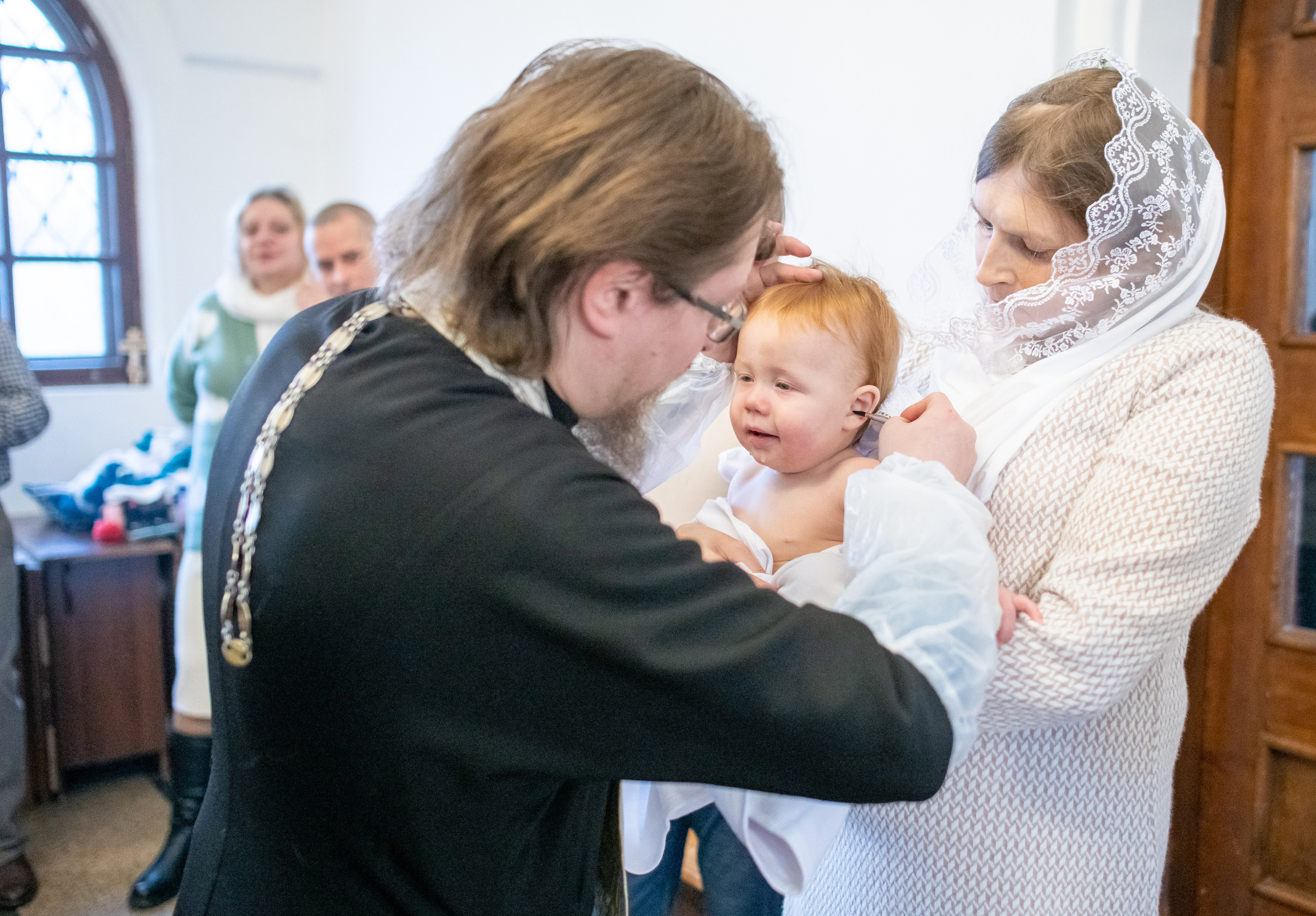 Крещение Глеба. г. Белоозёрский Храм Всех Святых в земле Русской просиявших. Фотограф Крещения и Венчания в Москве и МО