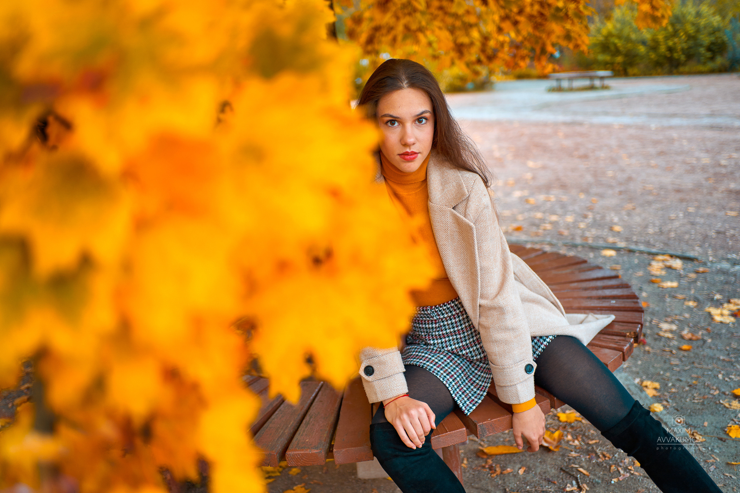 Парк ТНУ, осенняя прогулка. Портретный и свадебный фотограф в Крыму Аввакумов Максим