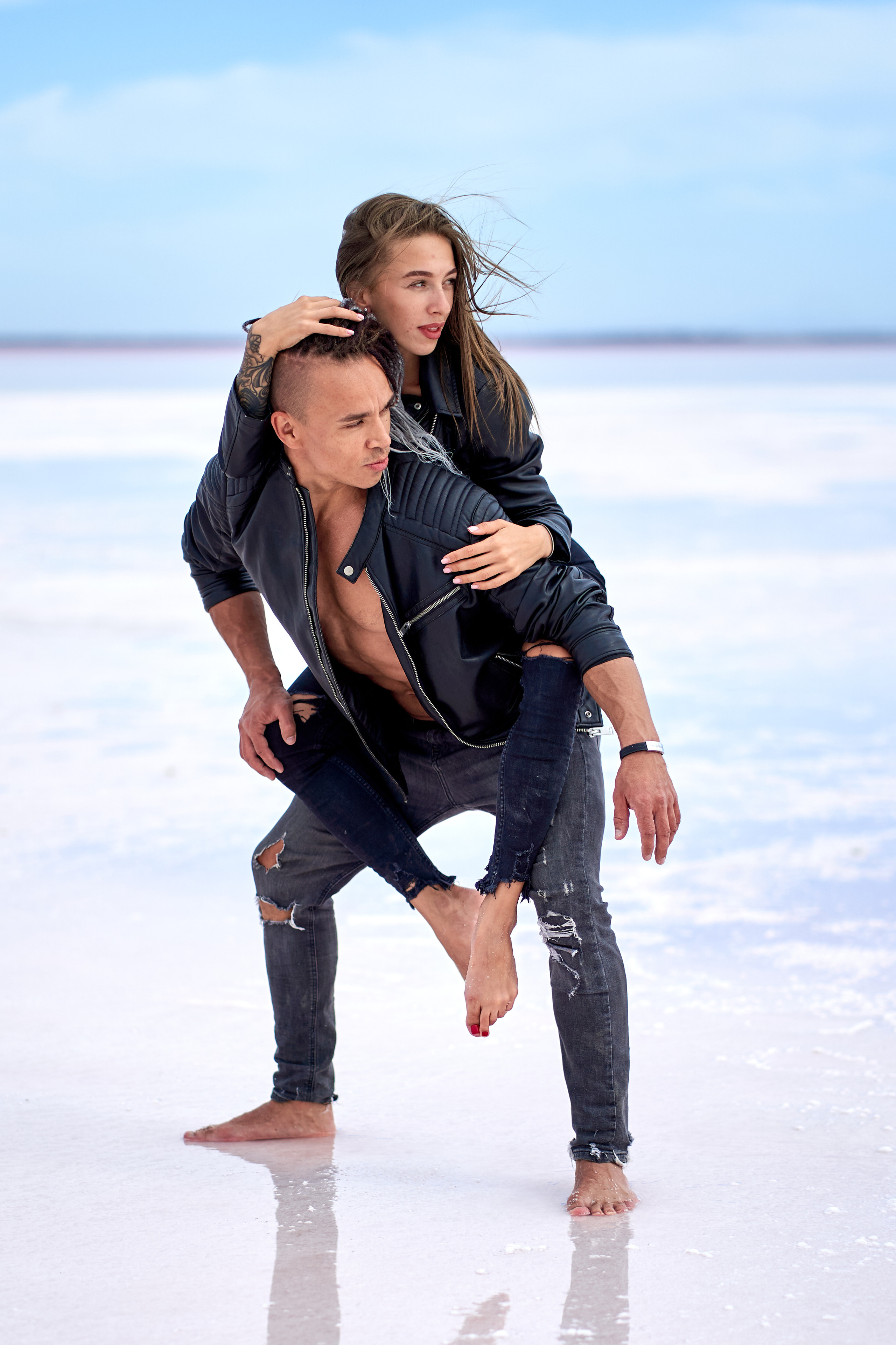 Съёмки на розовом озере порой смотрятся как на Марсе))). Портретный и свадебный фотограф в Крыму Аввакумов Максим