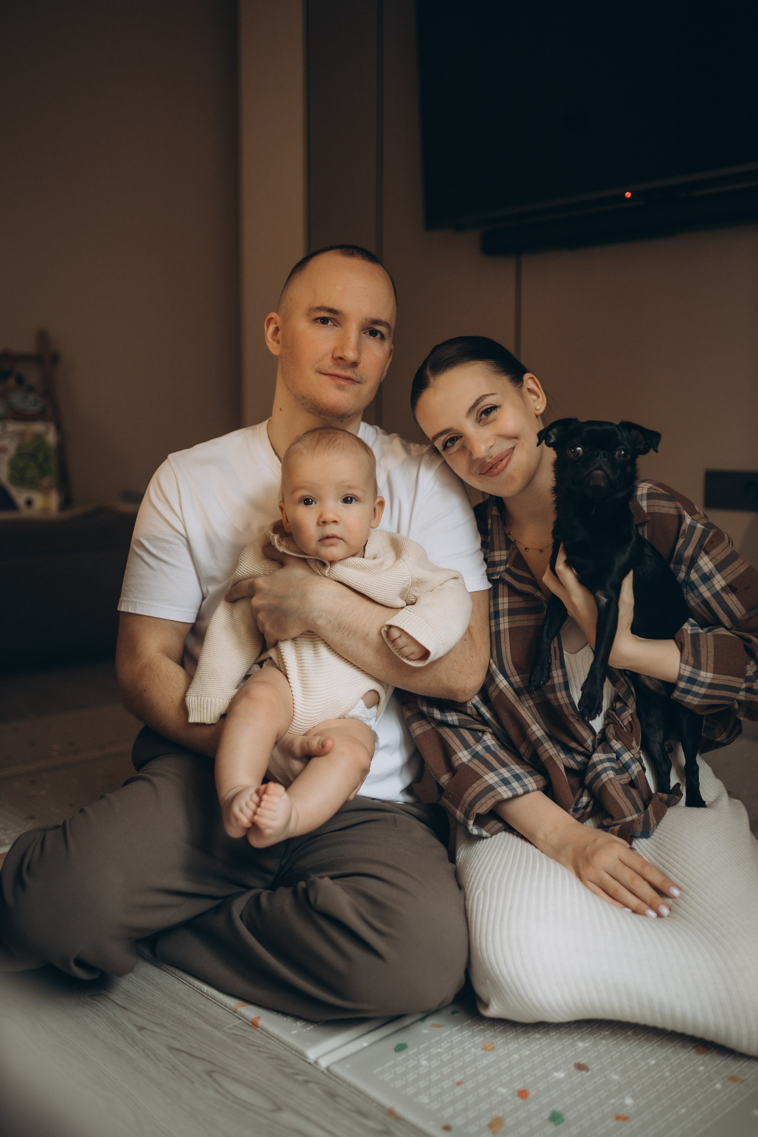 Домашняя новогодняя история про Леона. Семейный фотограф Мария Маркова Москва и Одинцово