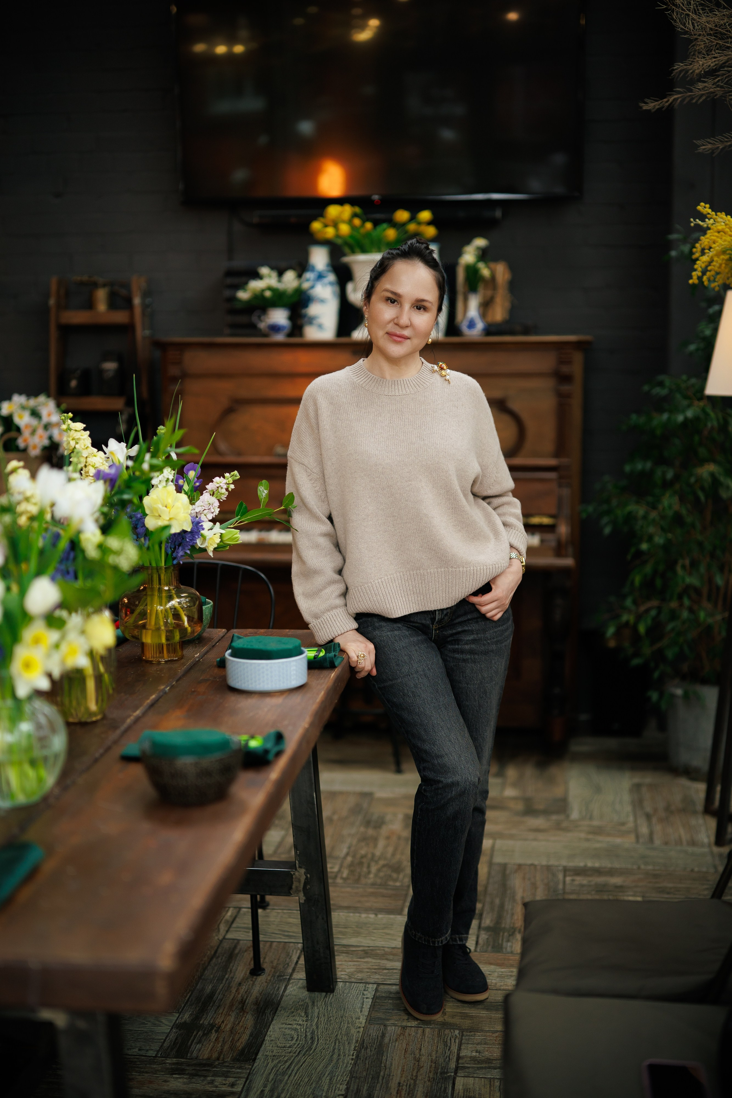 Мастер класс по цветочным композициям. Репортажный фотограф Ростов-на-дону