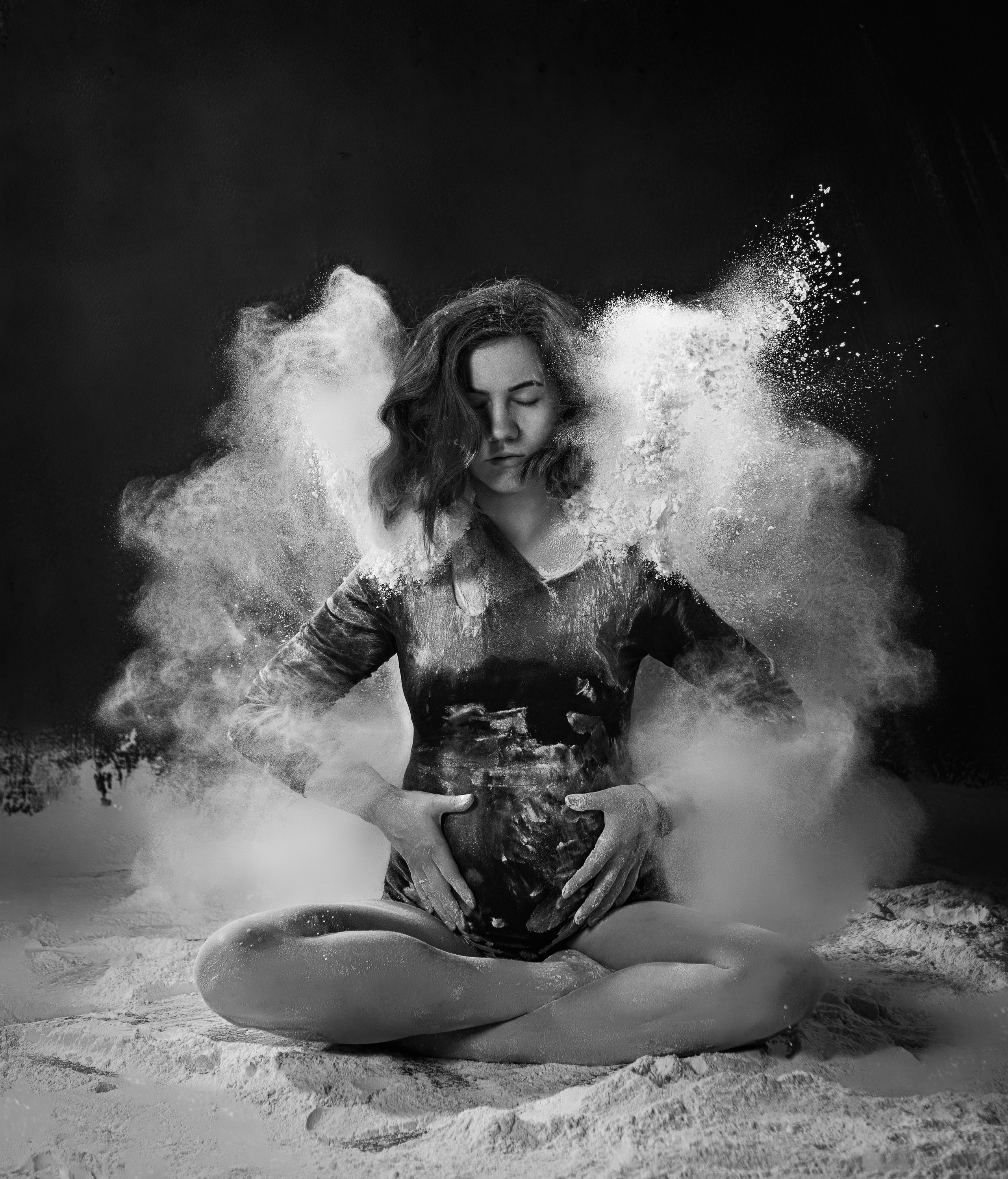 Фотопроект с мукой. Профессиональный фотограф в Москве Марина Григорьева