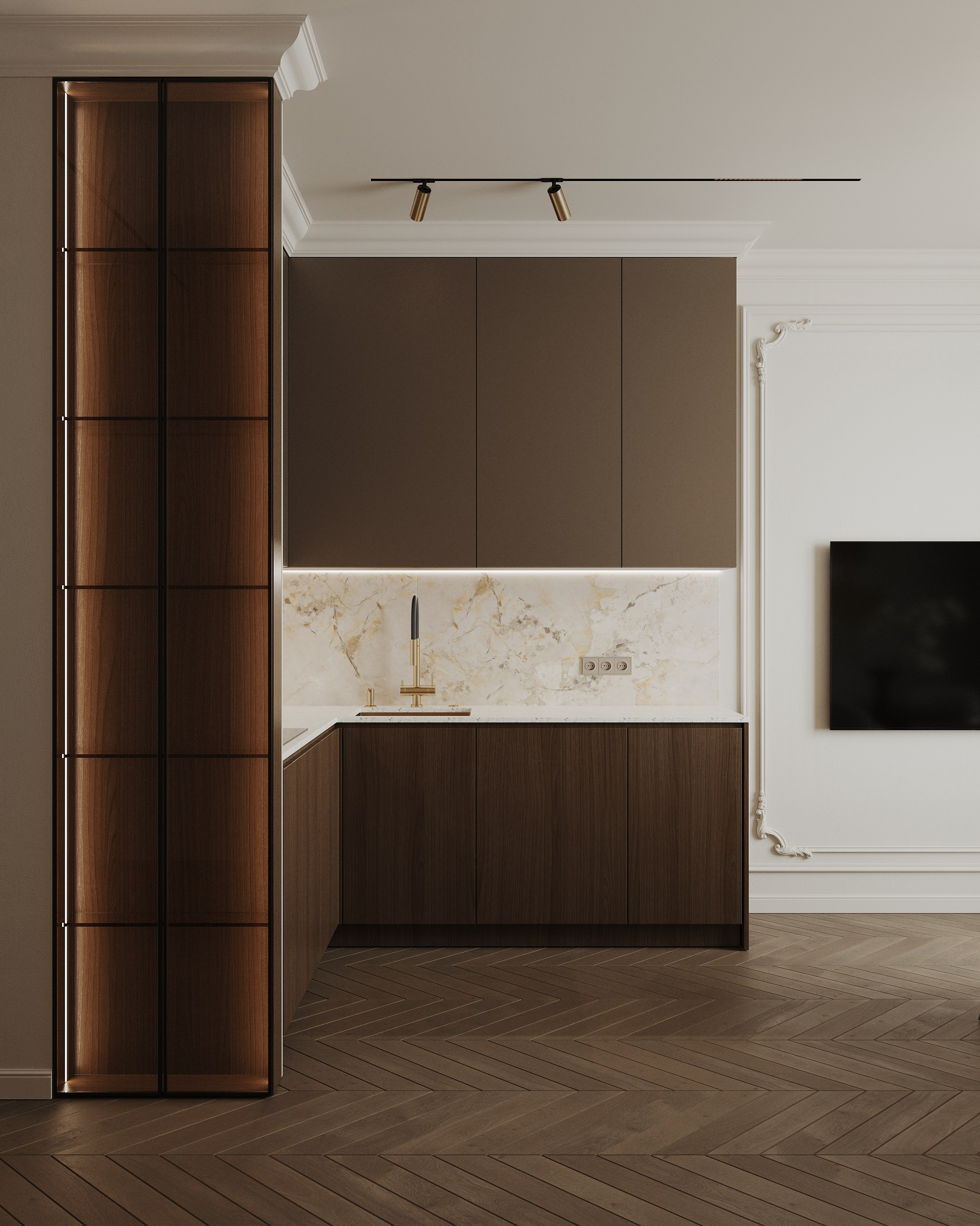 ЖК The One 65 кв.м, г. Санкт-Петербург. 3d визуализатор Анастасия Науменко