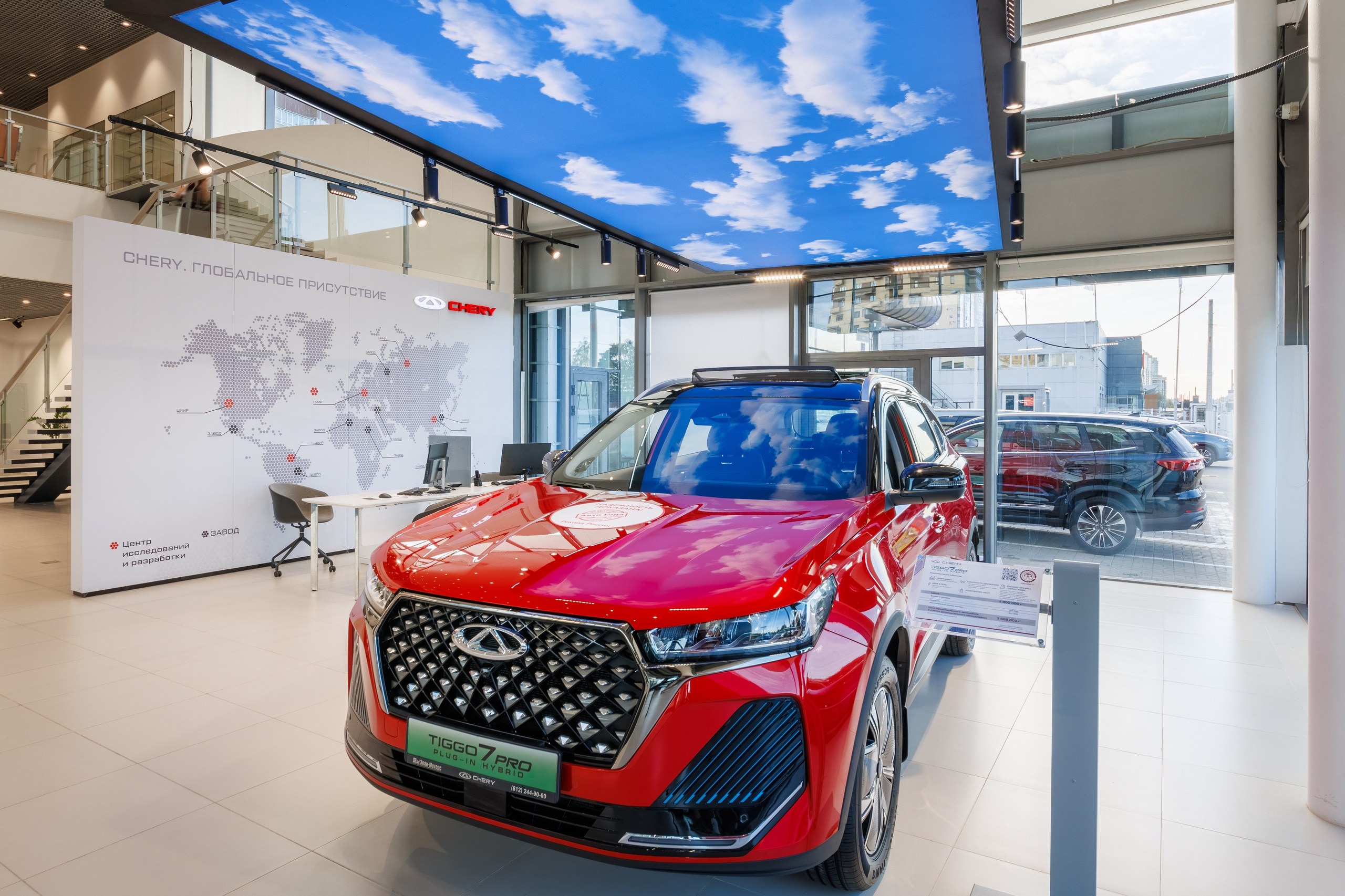 Фото для автомобильного дилерского центра в СПб