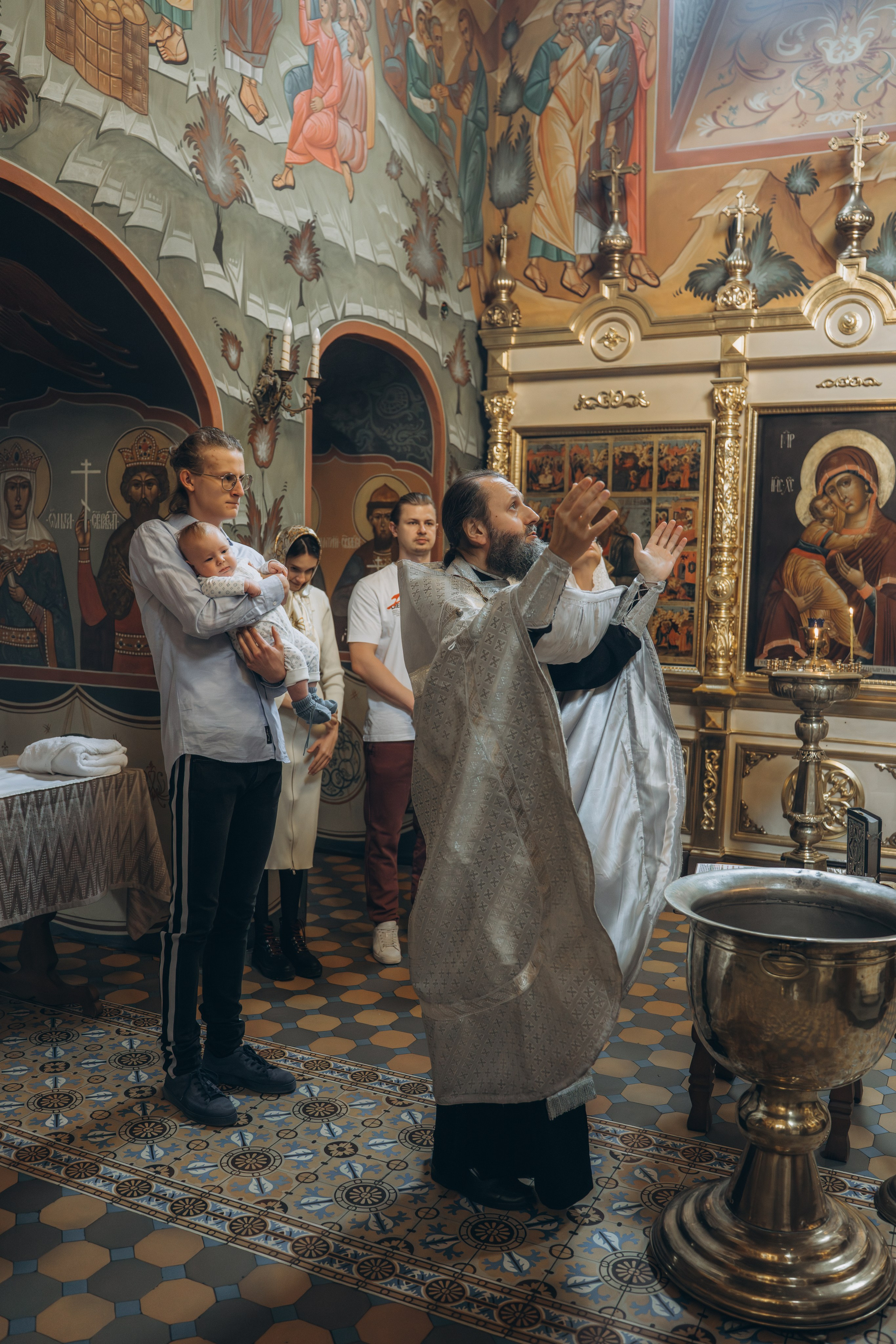 Таинство Крещения Александра. Фотограф Ольга Рубцова в Москве и Московской области