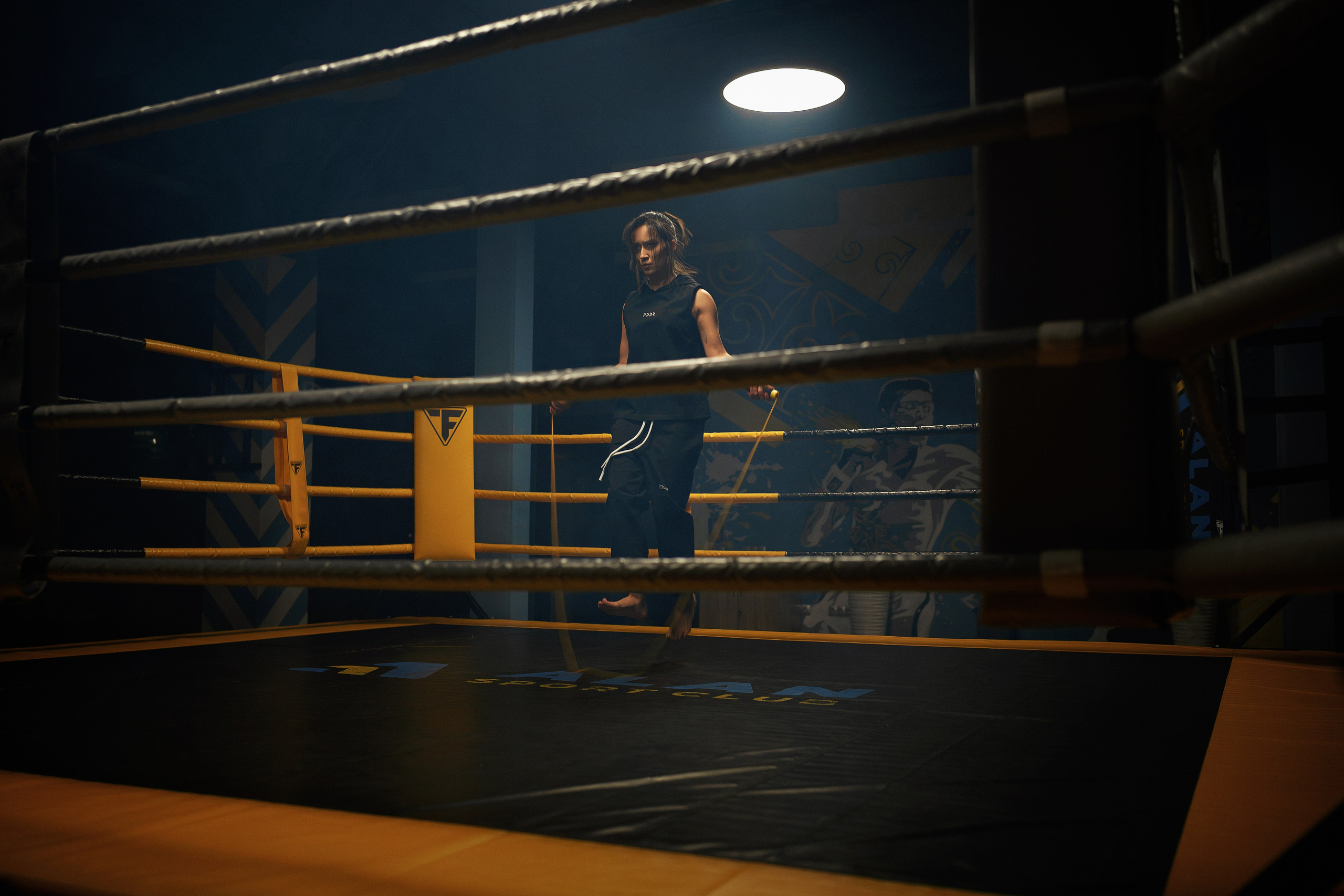 Фотосессия в боксерском зале