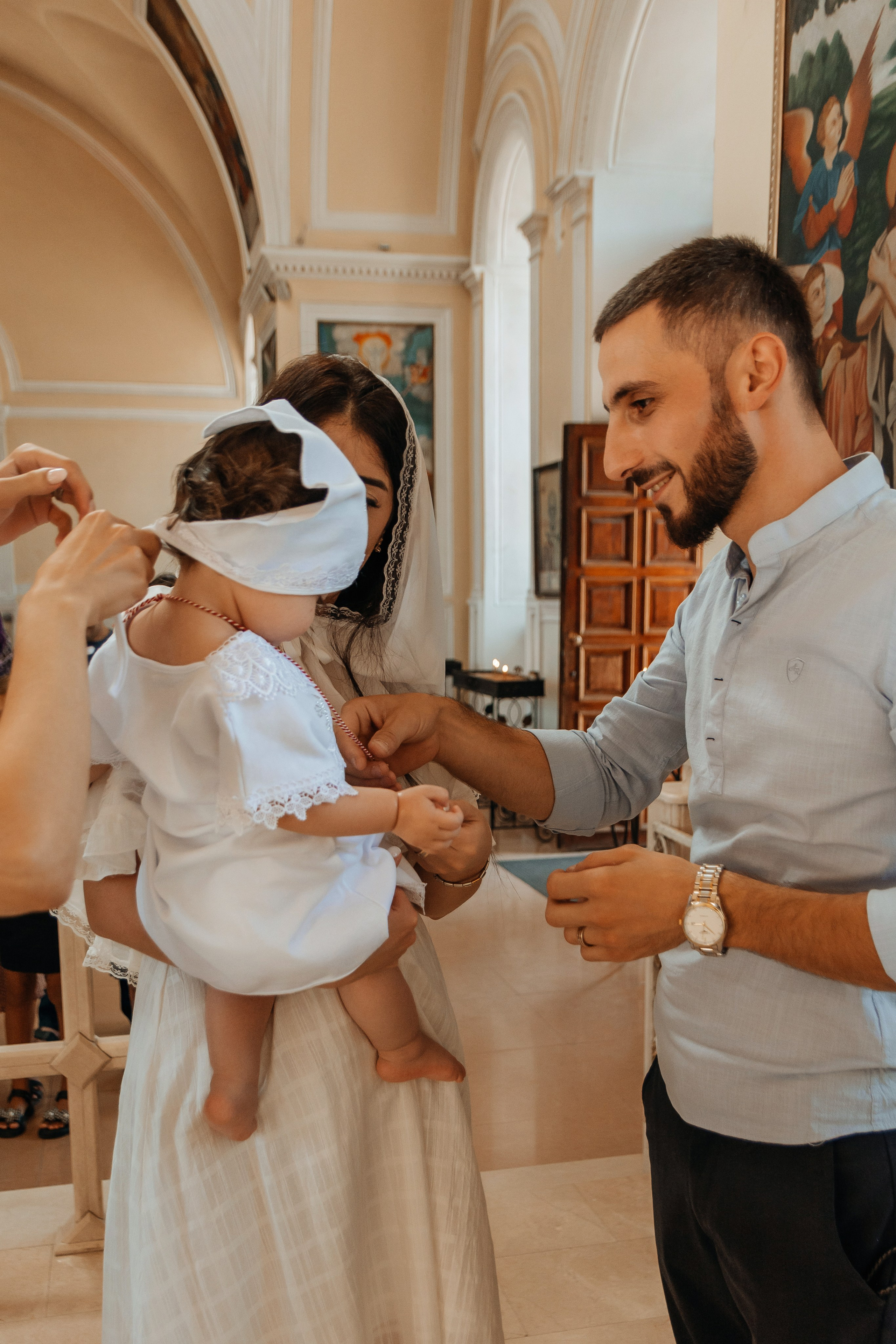 Крещение Евы церковь Сурб Хач. Семейный и детский фотограф Кущ Наташа