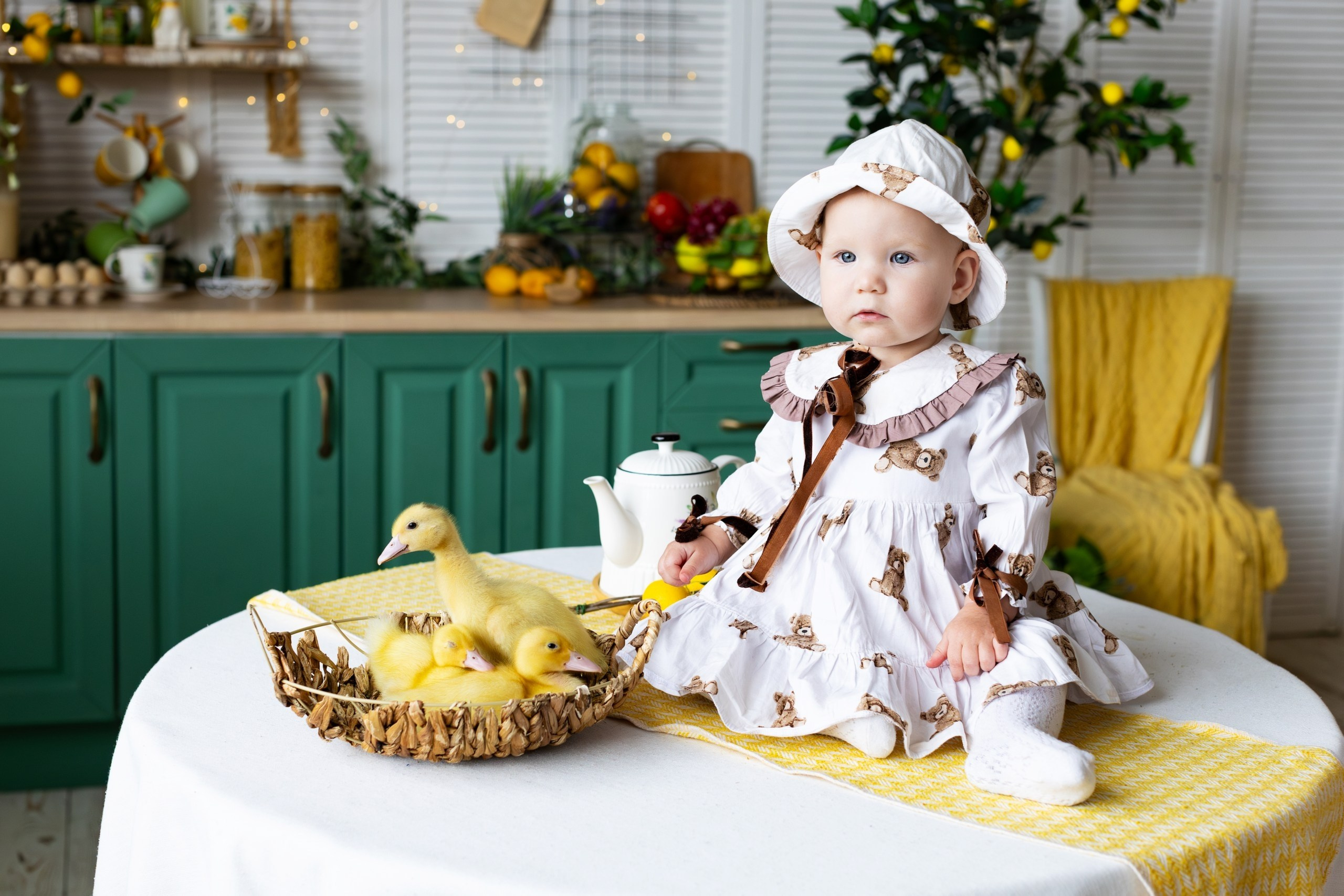 Фотосесии с Утятами и Кроликами (Пасхальные Фотосессии). Семейный и Детский фотограф в Москва Скворцова Татьяна