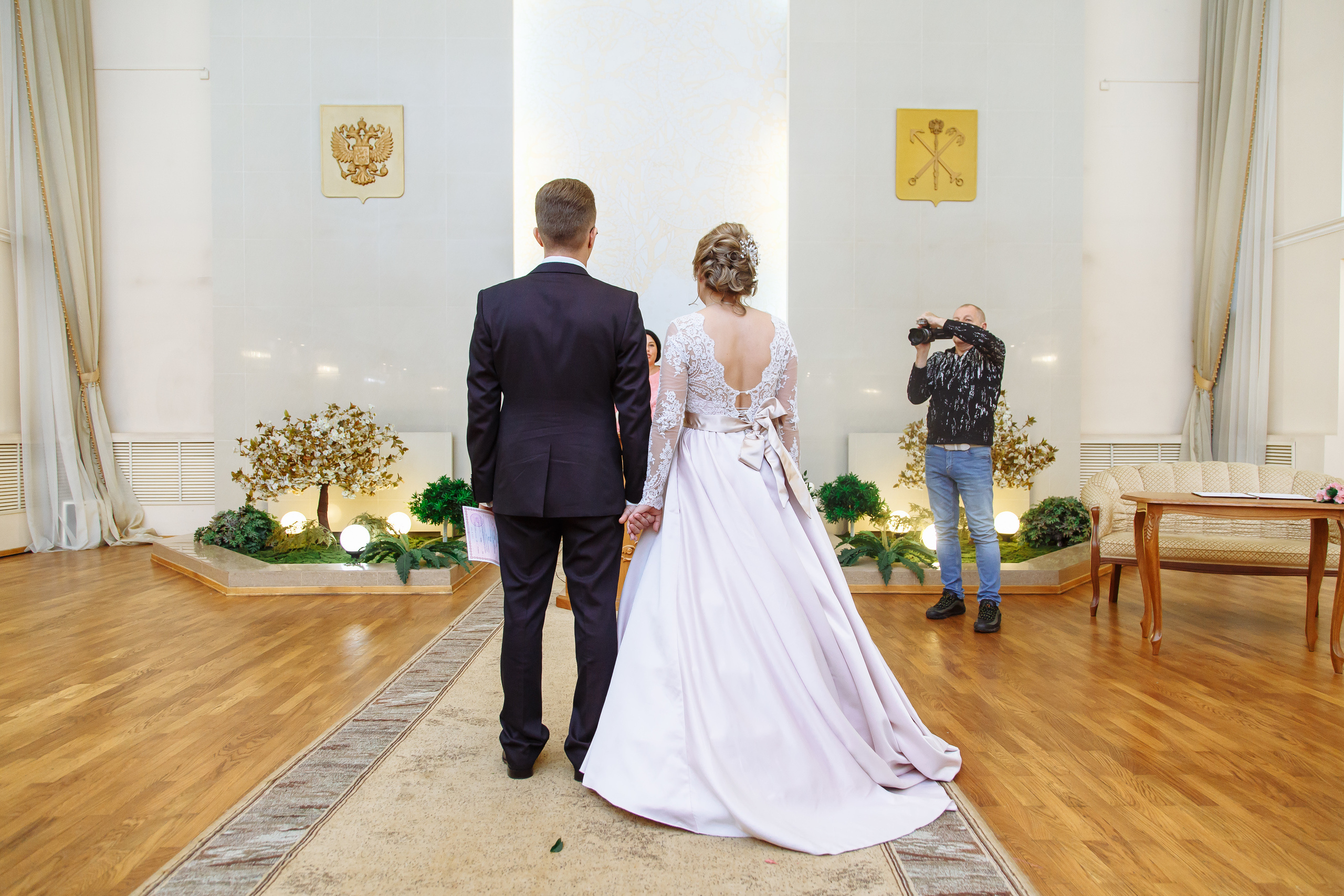 Свадьба в Петербурге зимой, фотограф на свадьбу