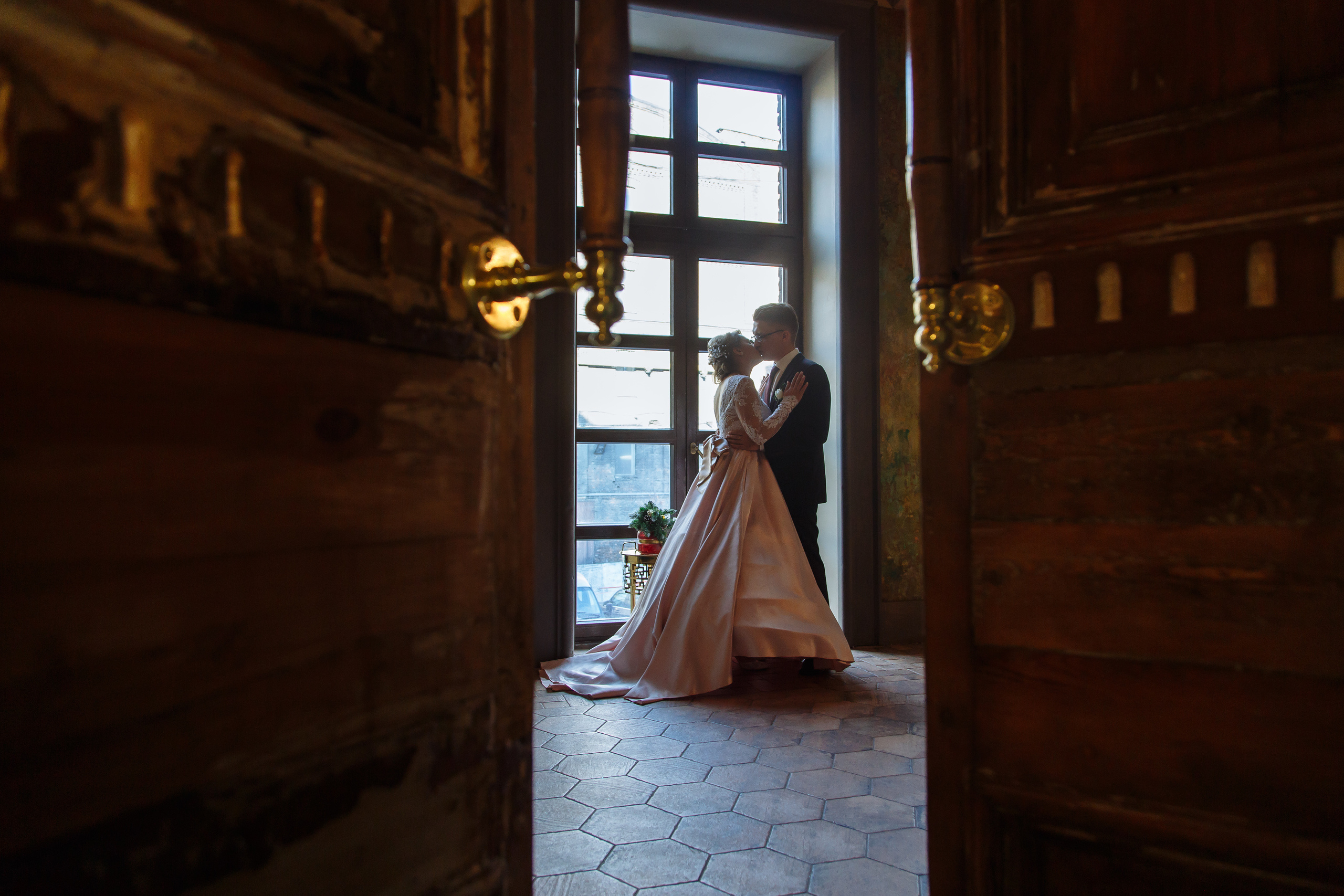 Свадьба в Петербурге зимой, фотограф на свадьбу