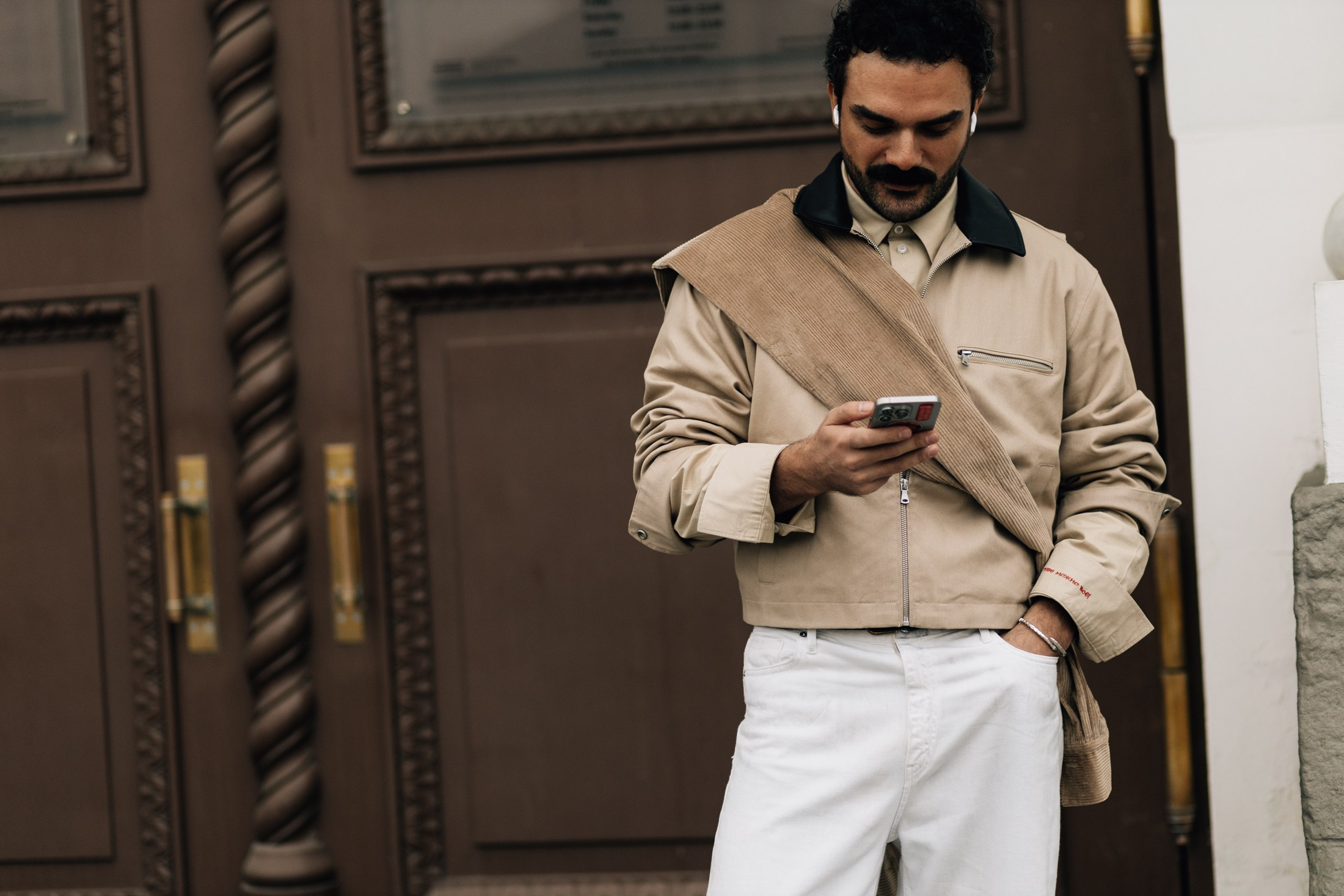 Moscow Fashion Week Streetstyle Day 1. Shami Pezhonov Photography