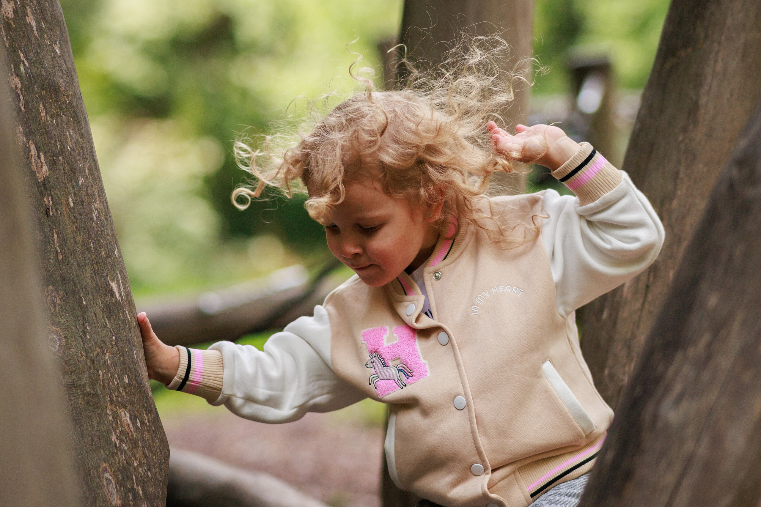 Детская фотосессия на прогулке