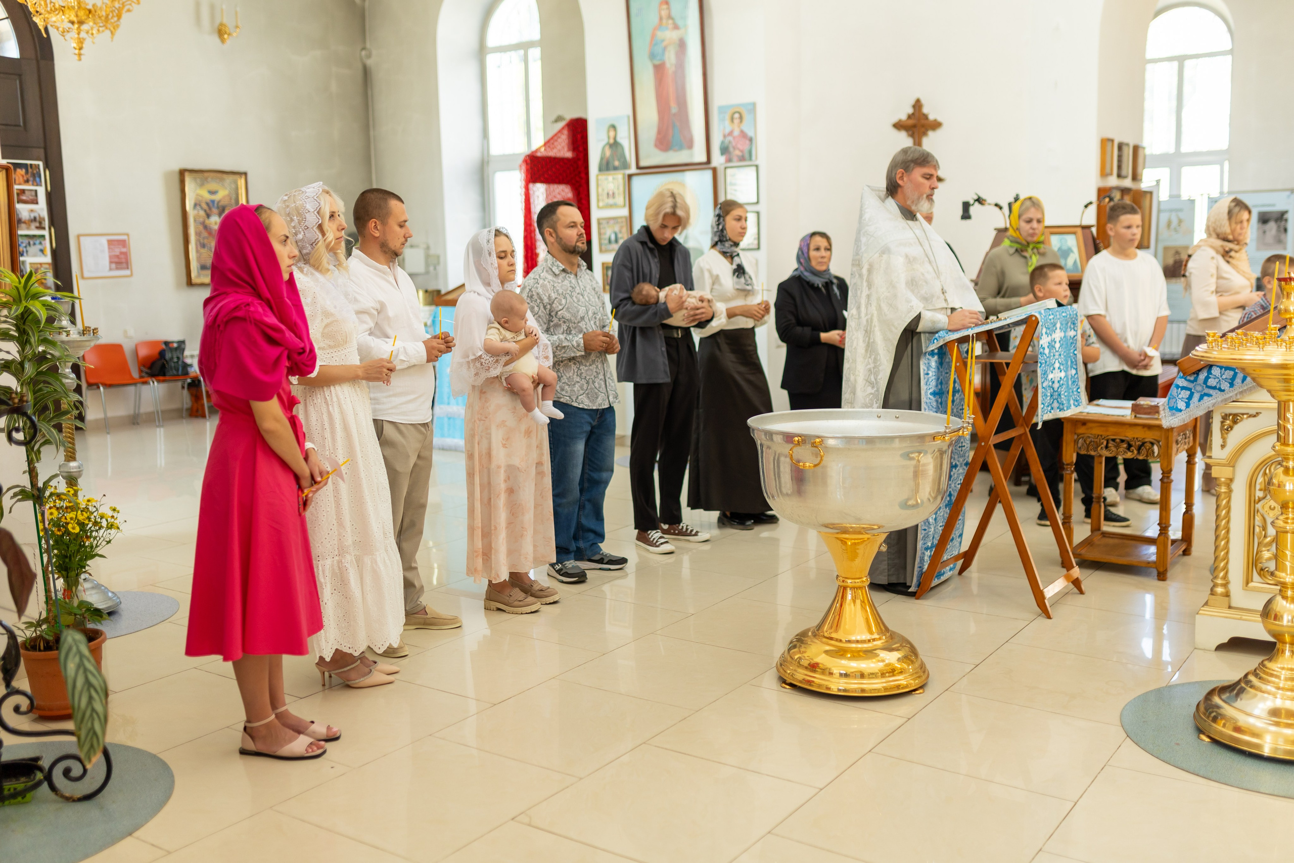 Крещение Артёма (все фото с таинсвта крещения). Фотограф новорожденных. Детский и семейный фотограф Марьяна Юдина
