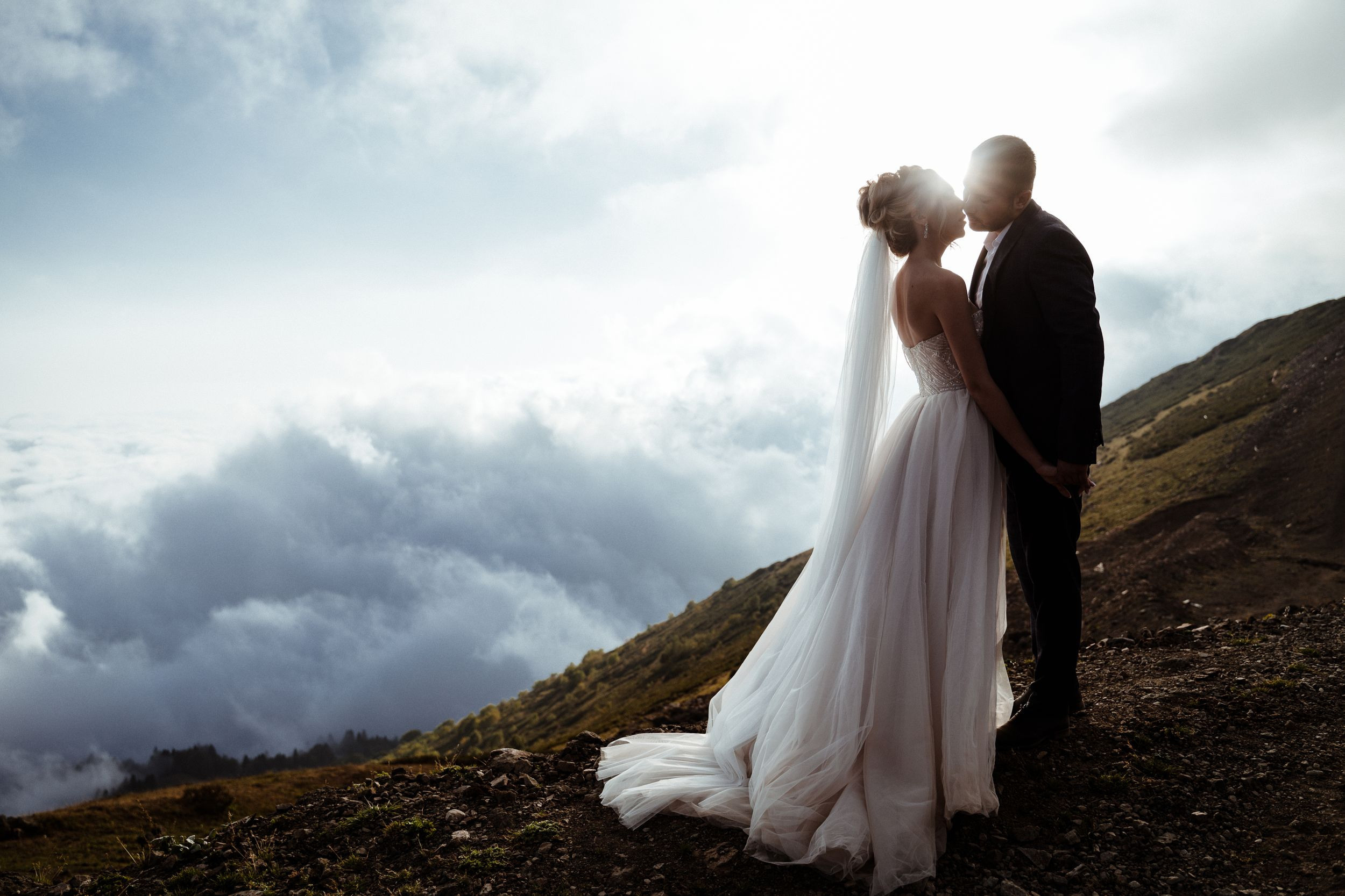 Kate and Alex. Elopement Wedding Photographer
