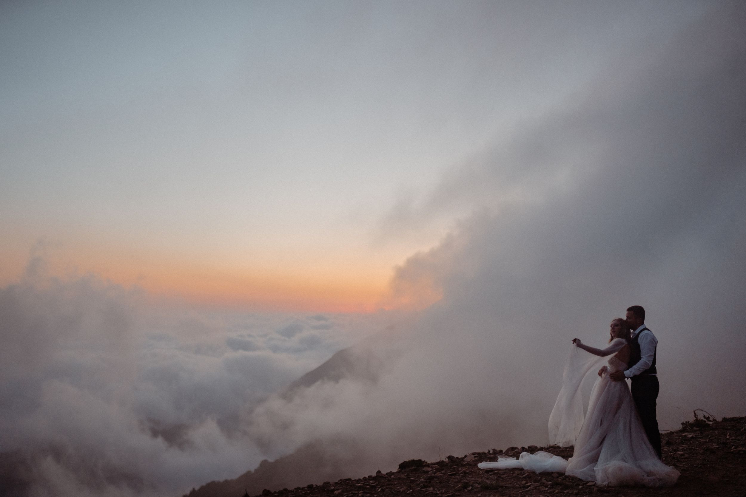 Kate and Alex. Elopement Wedding Photographer