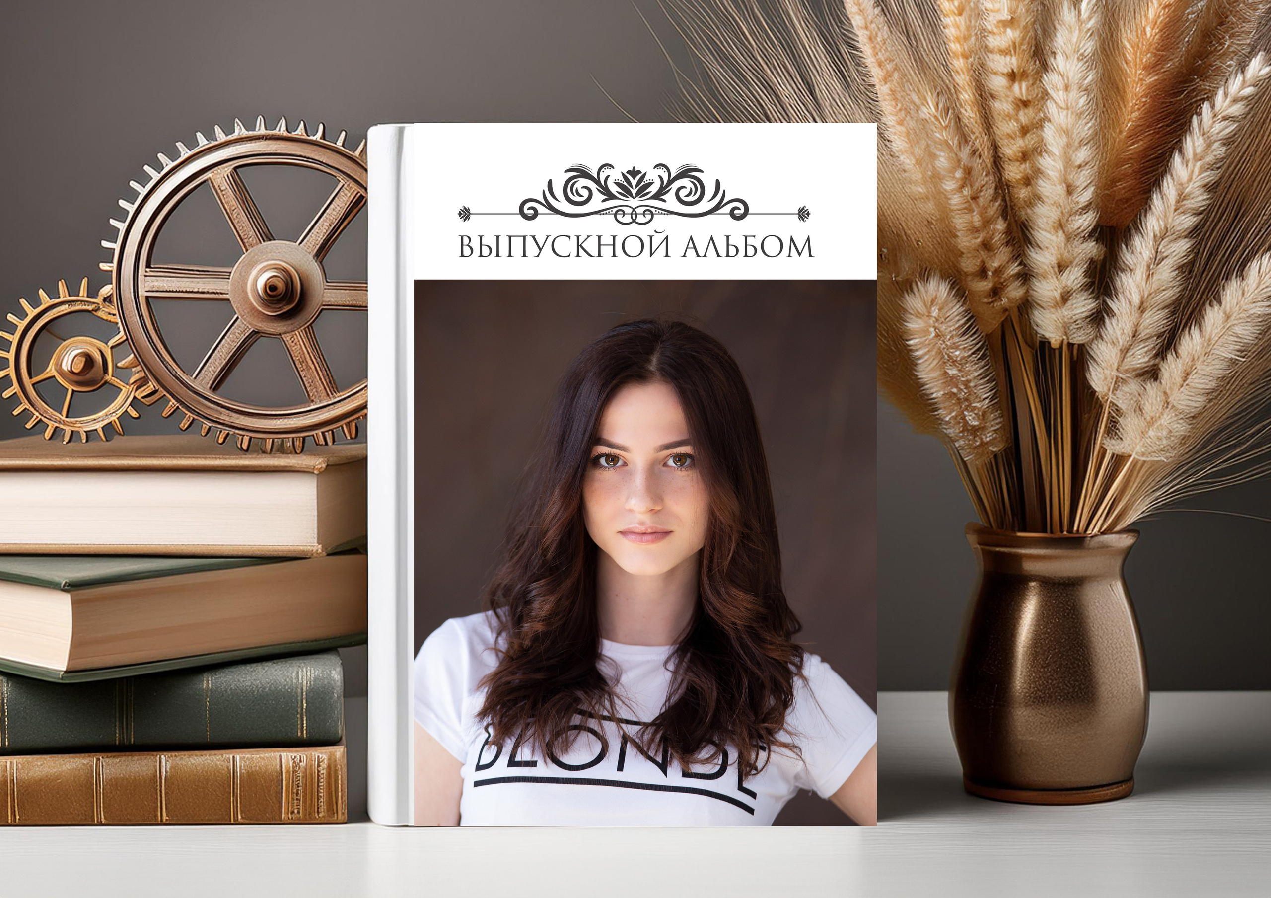 Фотокнига 15 разворотов (30 страниц). Выпускные альбомы Edi ART