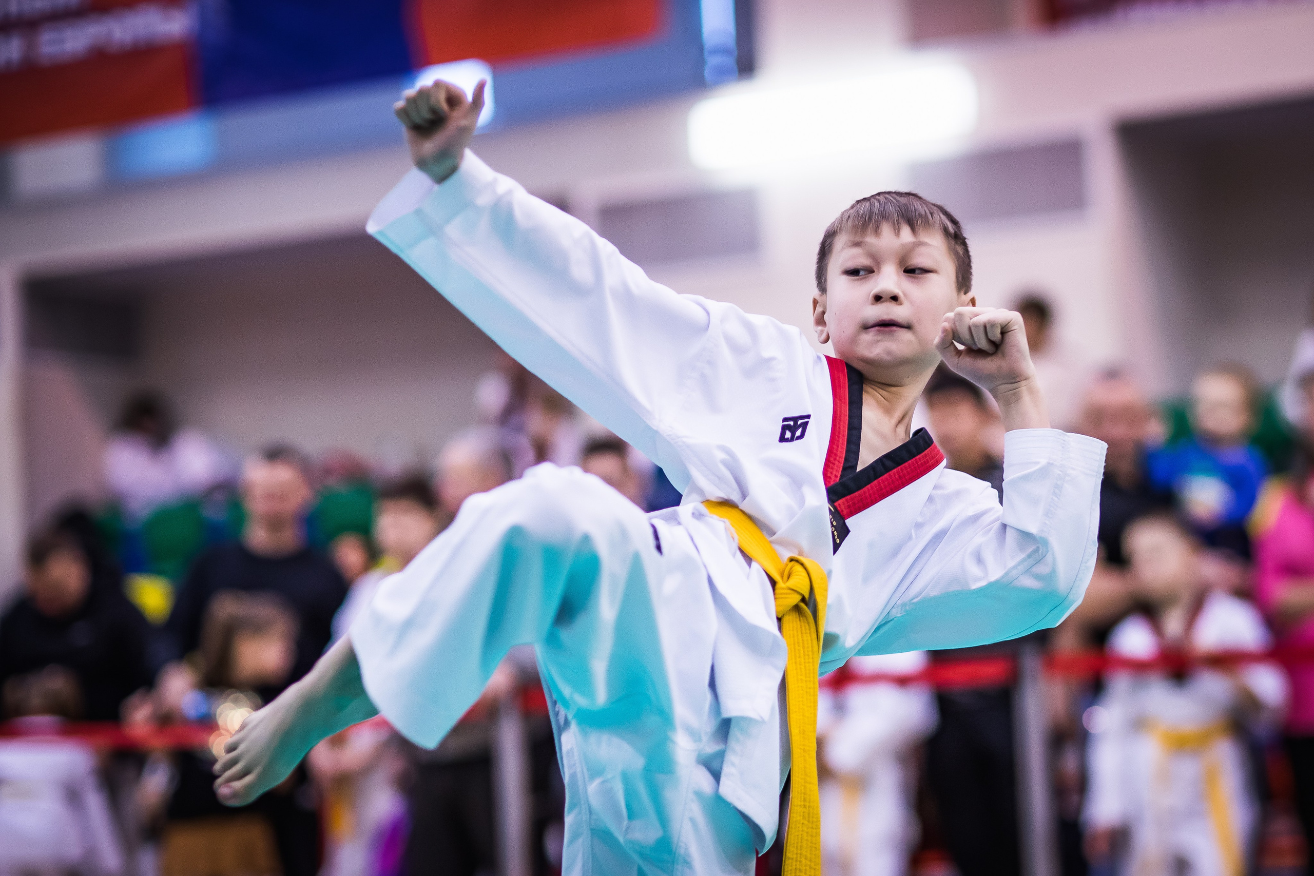 Турнир Федерации детского тхэквондо России по дисциплине ПХУМСЭ. Спортивный фотограф Максим Серегин