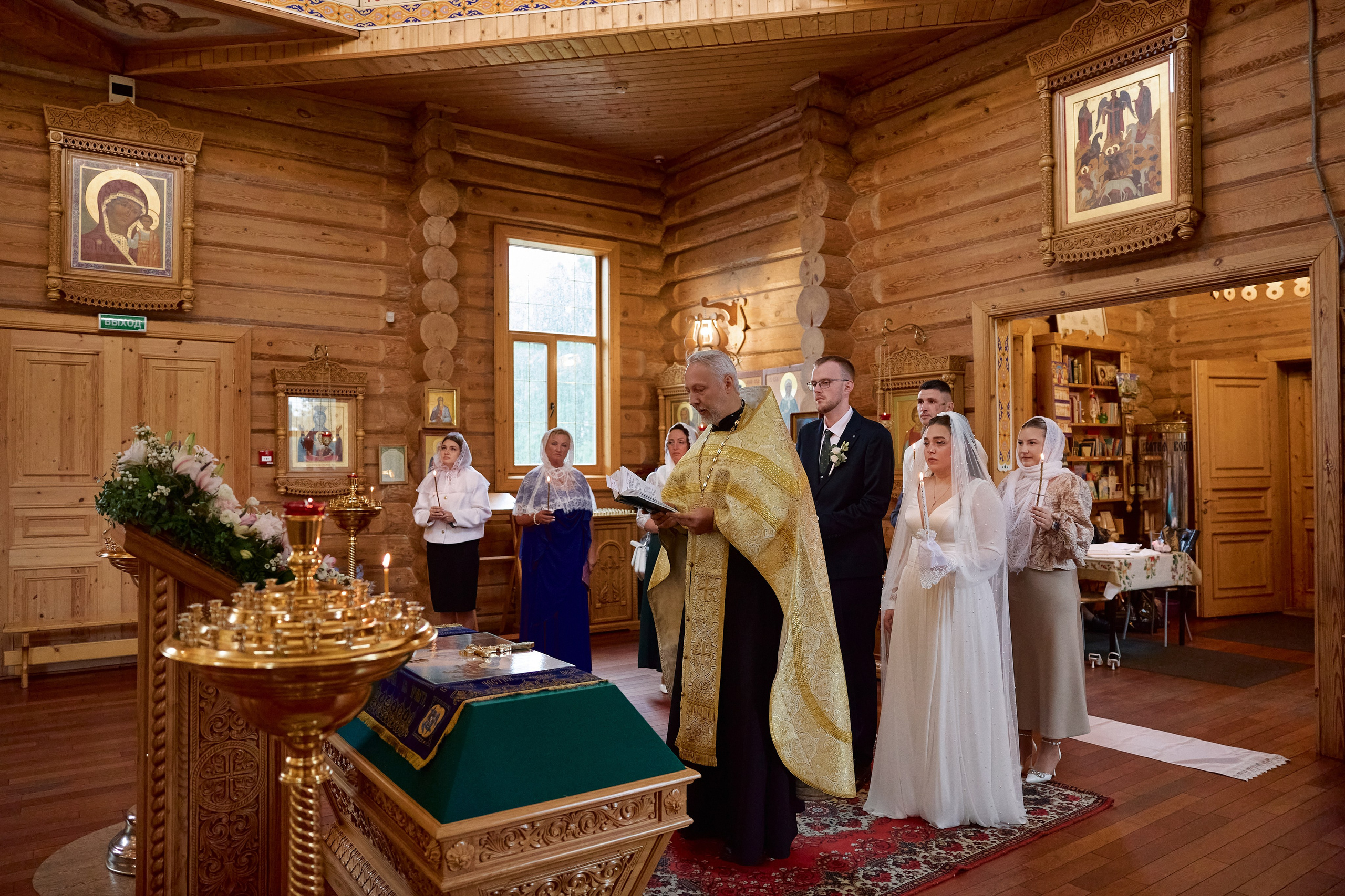 Свадебная съемка, съемка венчания в Санкт-Петербурге