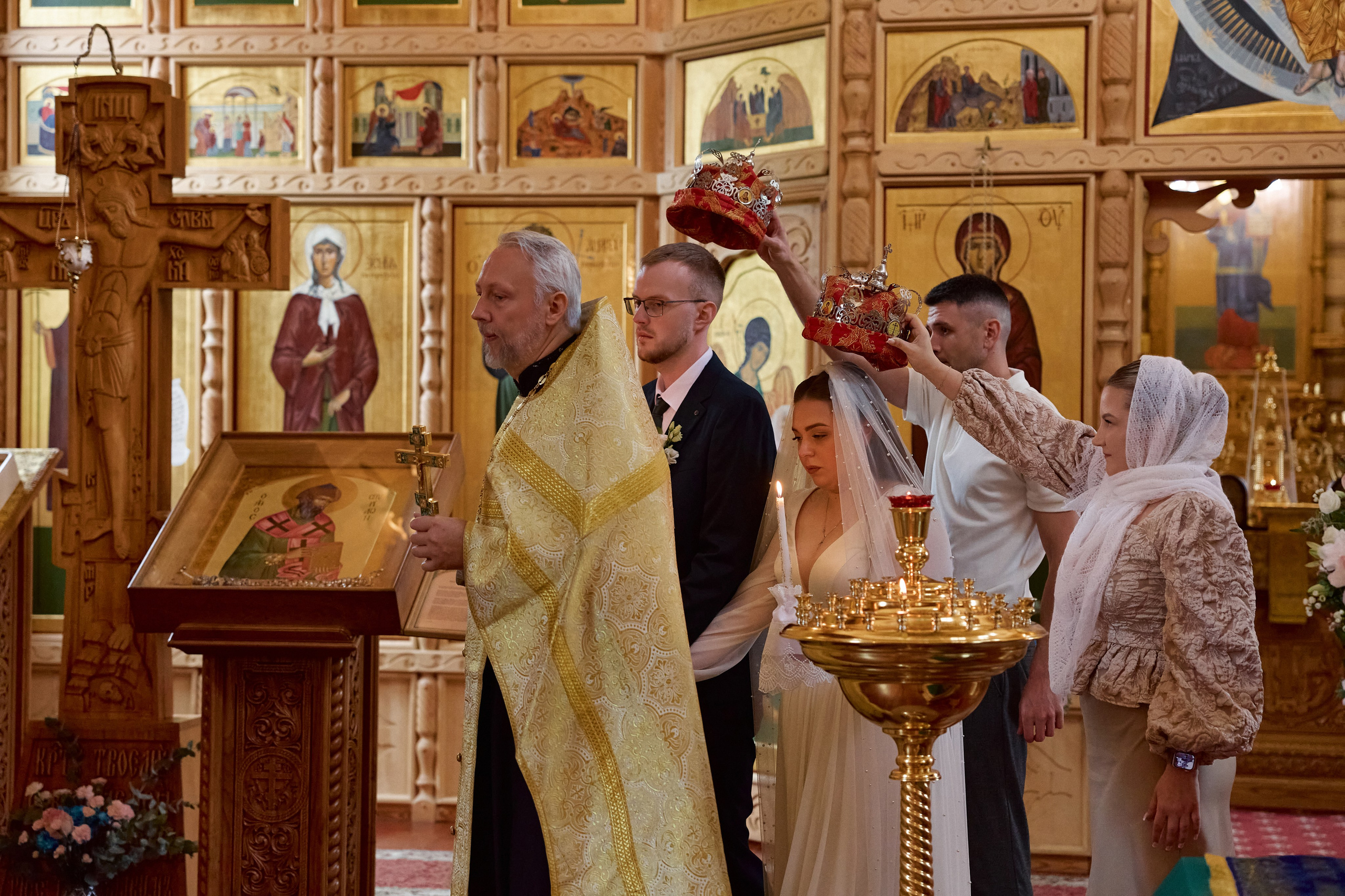 Свадебная съемка, съемка венчания в Санкт-Петербурге