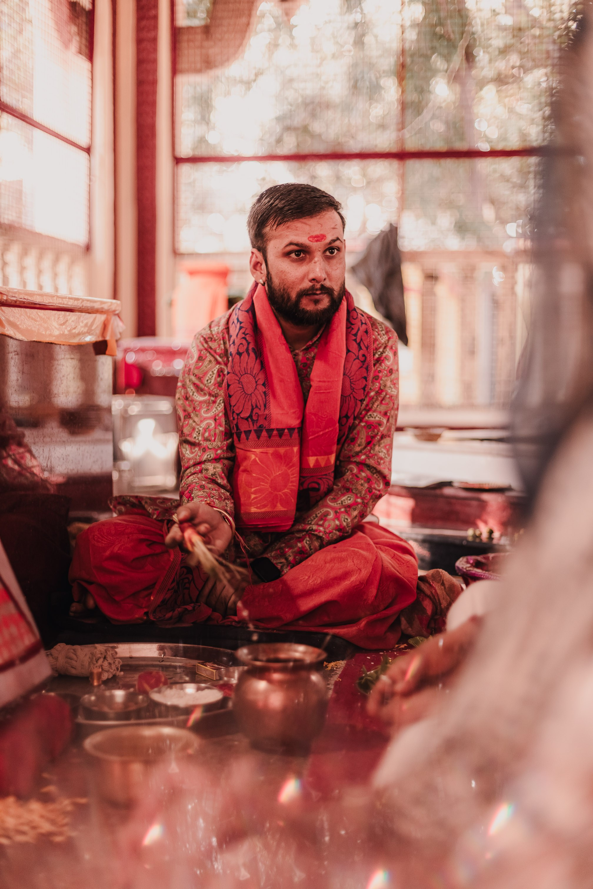 Lakshmi pooja in India. Mariam Bagdasaryan