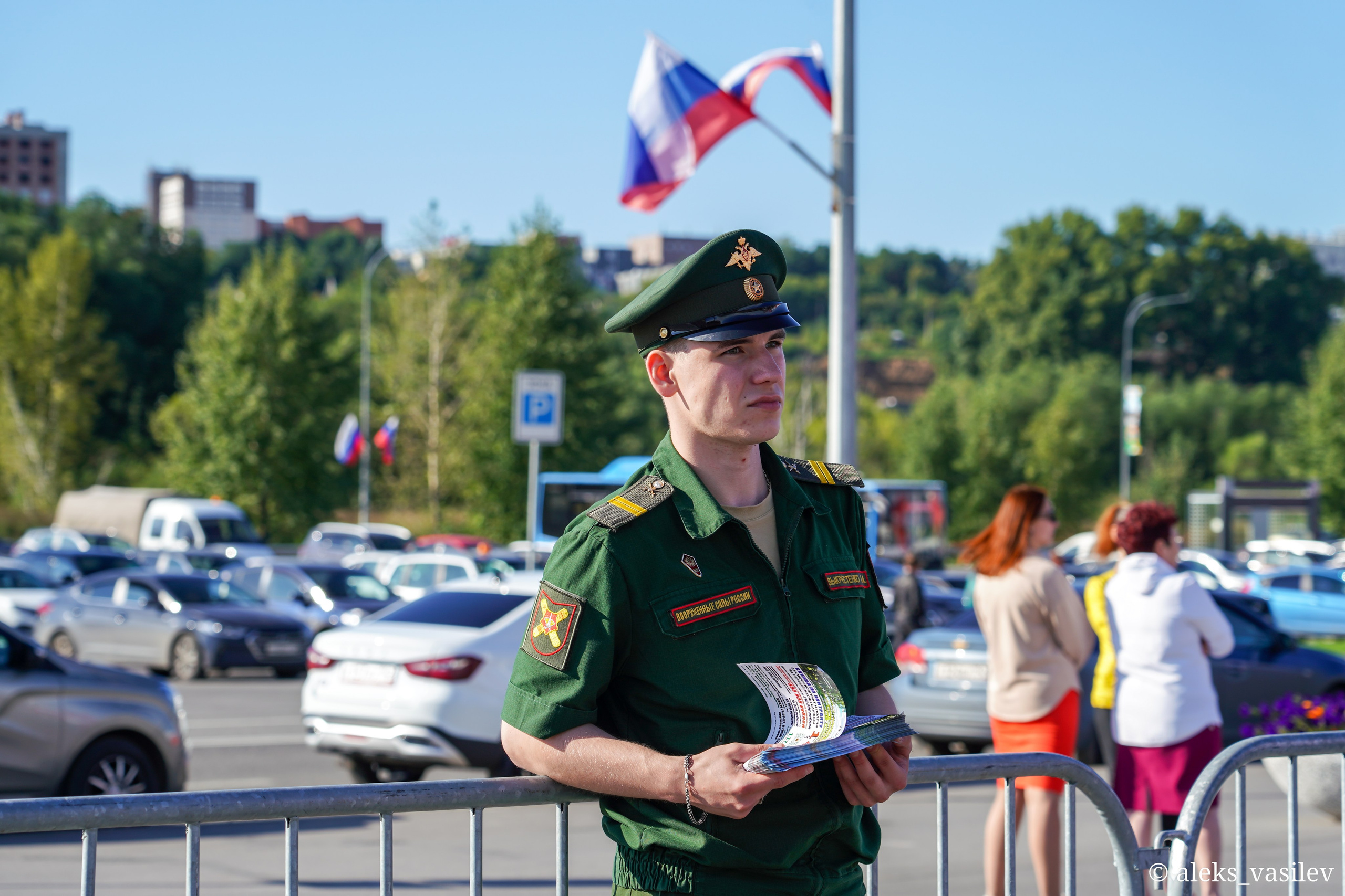 Передвижная выставкиа трофейной техники НАТО. Фотограф Кемерово
