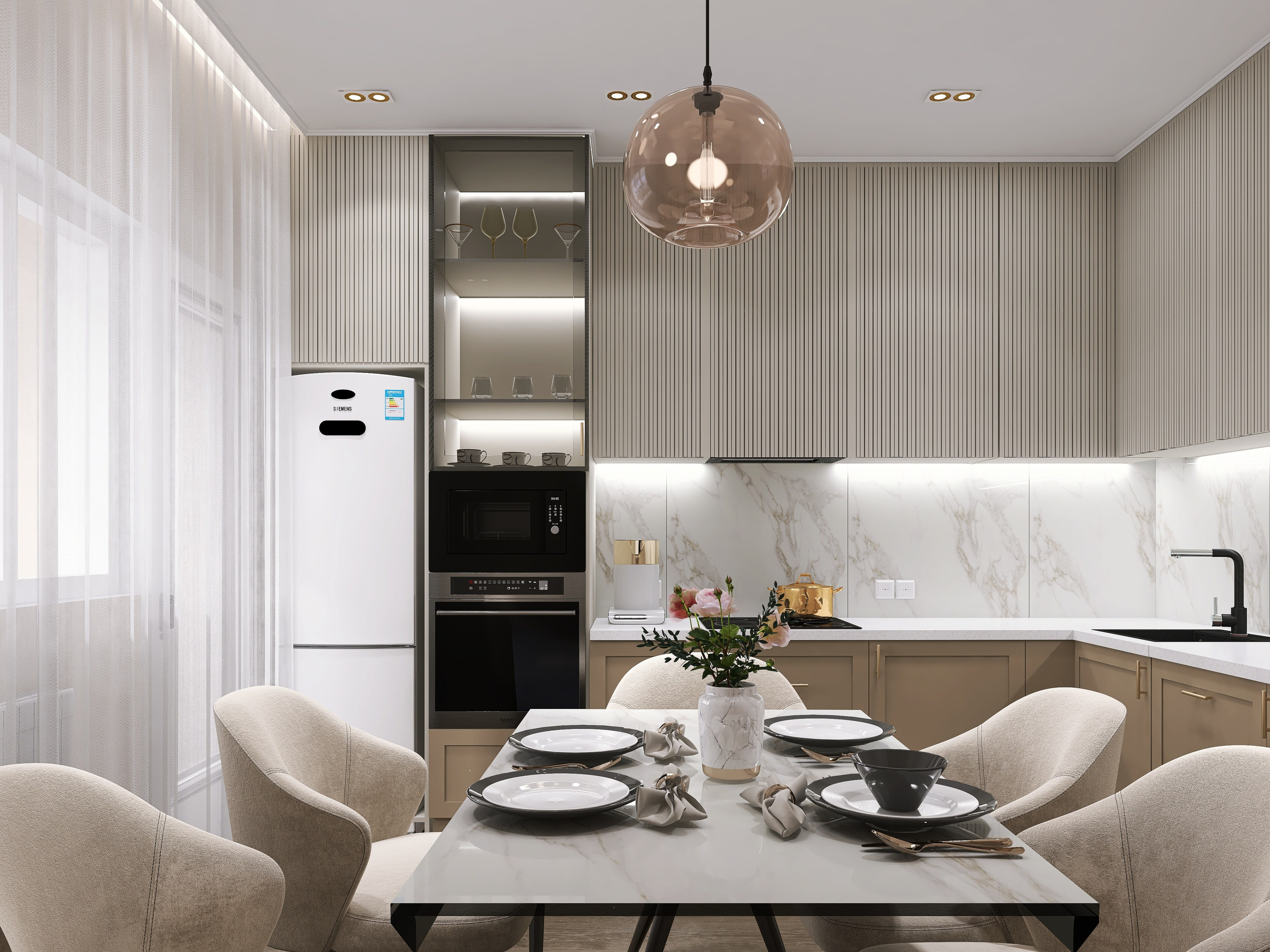 ЖК Северное сияние. Площадь 80 кв. м. Дизайнер интерьера в Новосибирске_Елена Сергеева